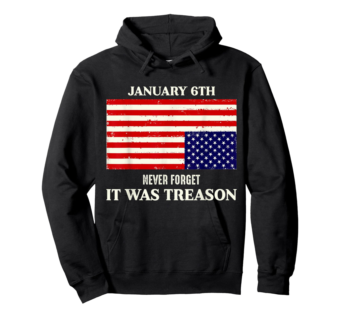 January 6th Never Forget It was Treason Vintage America Flag T-Shirt