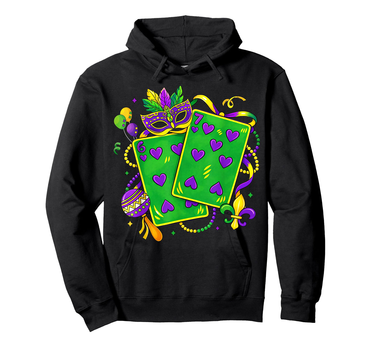 Six Seven 67 Mardi Gras Funny Mardi Gras Parade Men Women T-Shirt