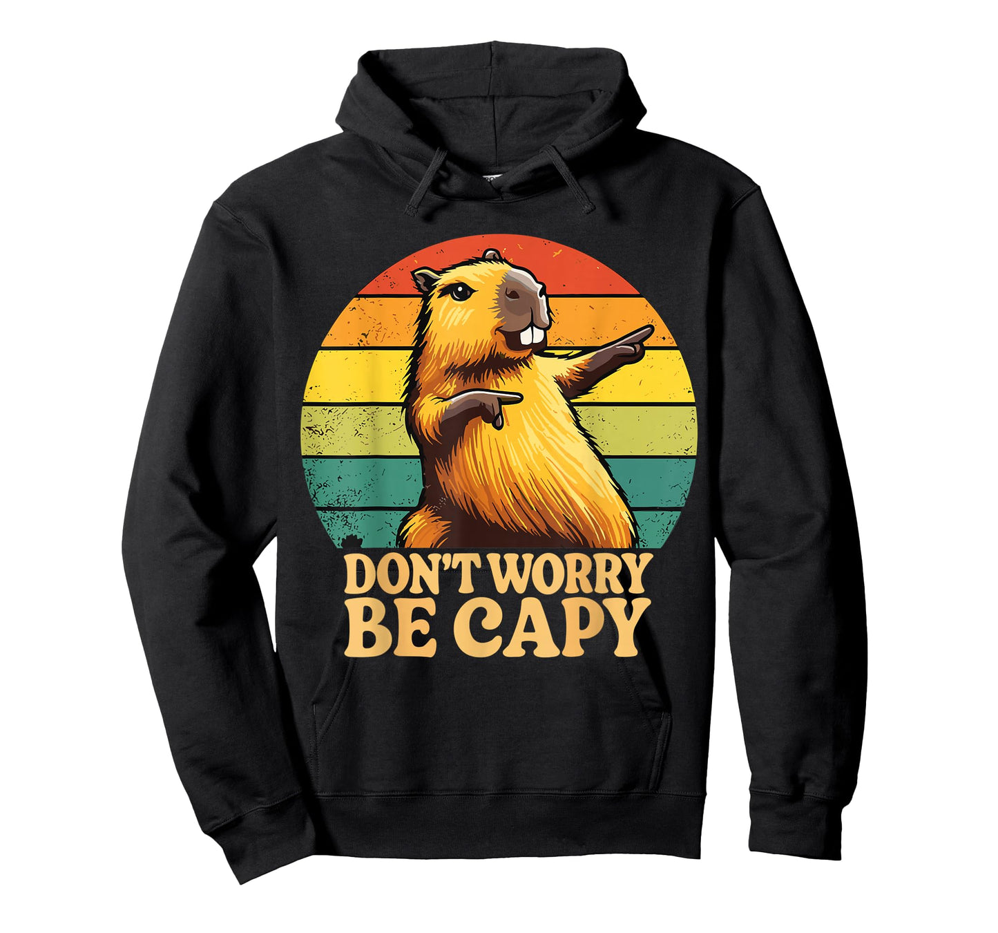 Funny Retro Capybara Animal Be Capy Unisex T-Shirt