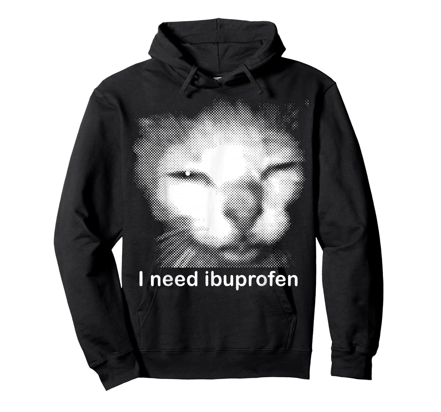 I Need Ibuprofen Funny Vintage Graphic Cat Meme T-Shirt