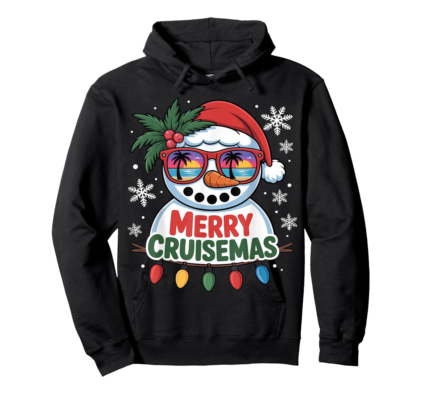 Merry Cruisemas 2025 Christmas Santa Snowman Funny Cruise T-Shirt
