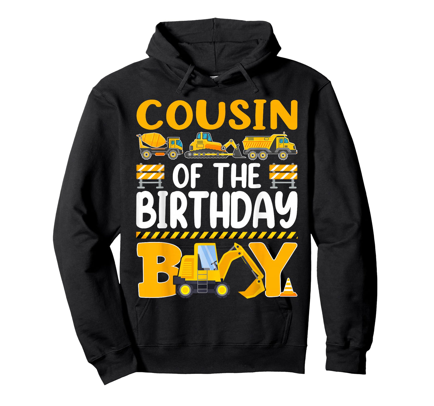Cousin of The Birthday Boy Construction Birthday Party T-Shirt