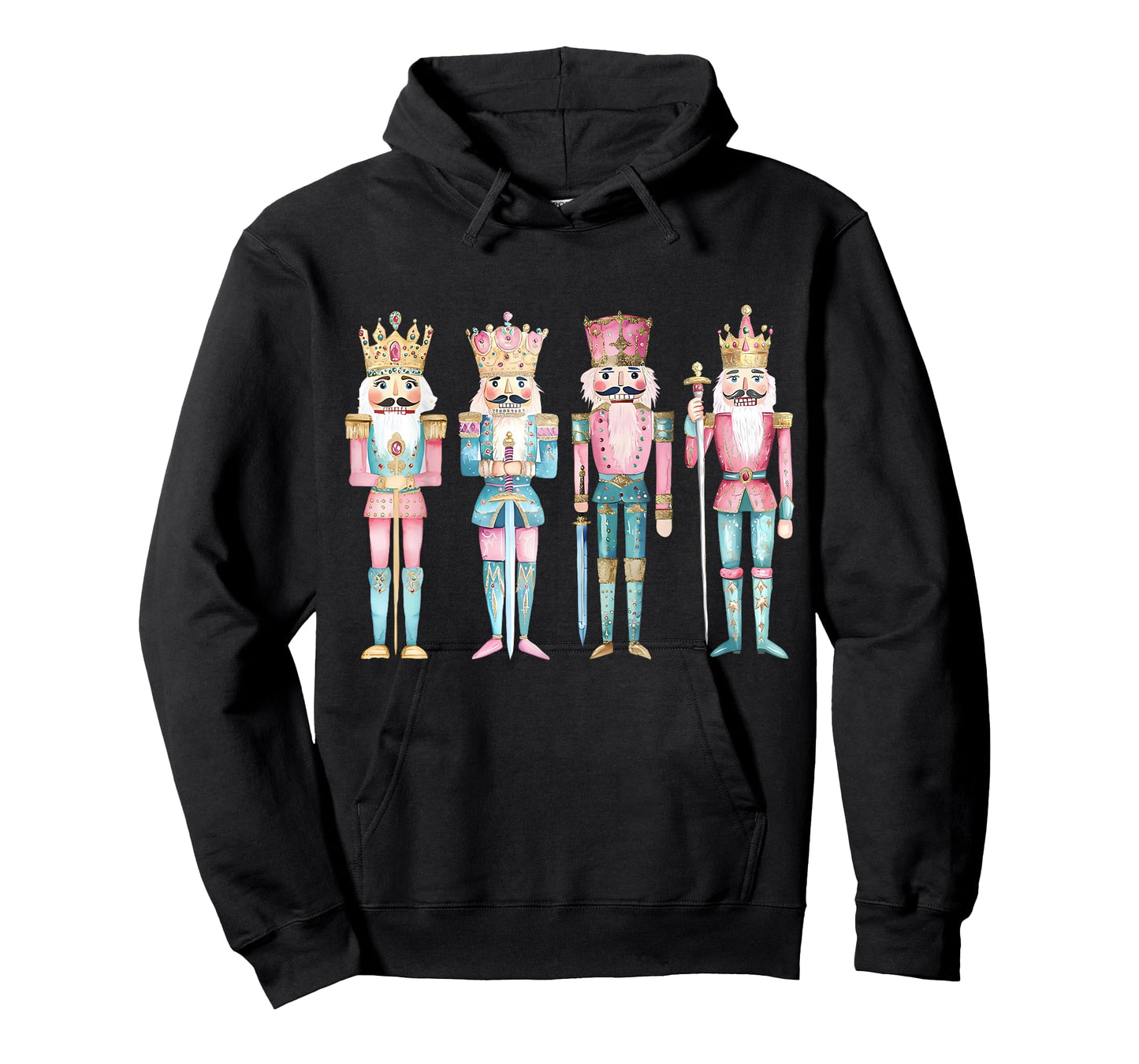 Retro Vintage Pink Nutcrackers Ballet Sugar Plum Fairy Xmas T-Shirt