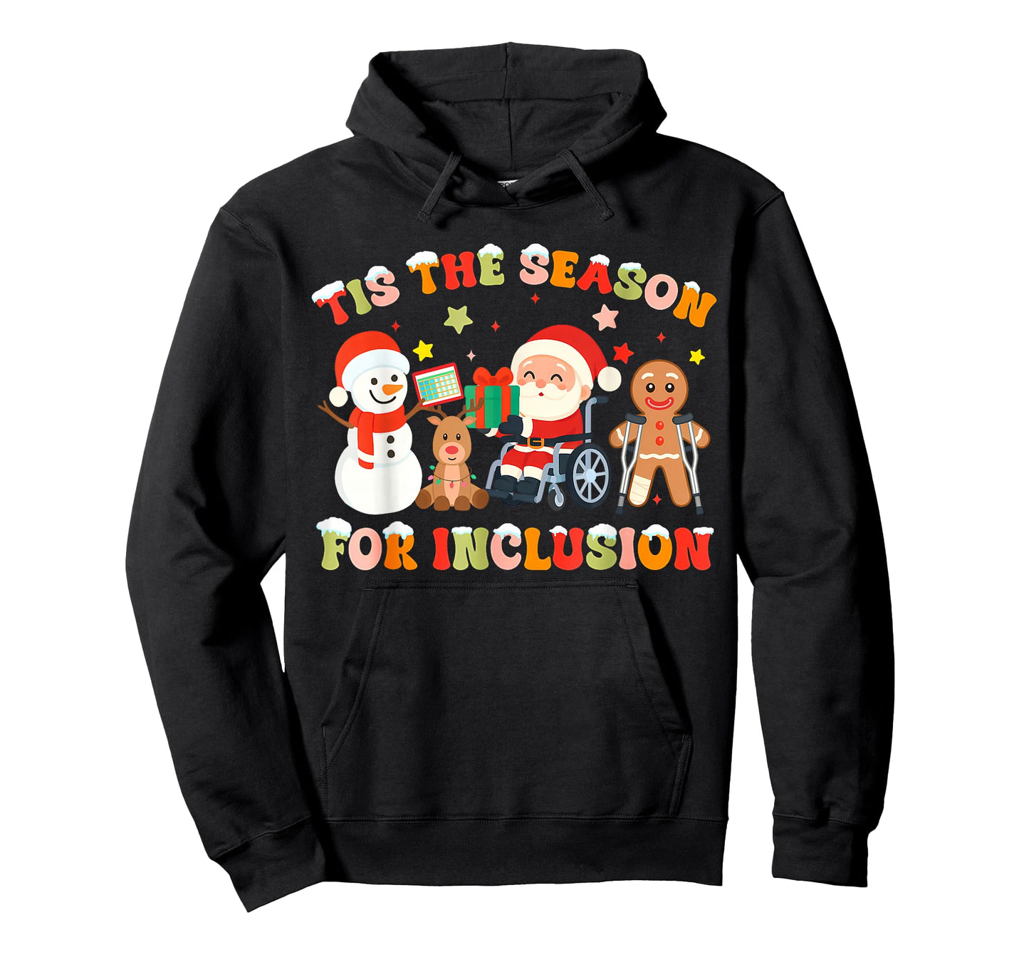 Tis The Season for Inclusion OT PT SLP Therapist Christmas T-Shirt