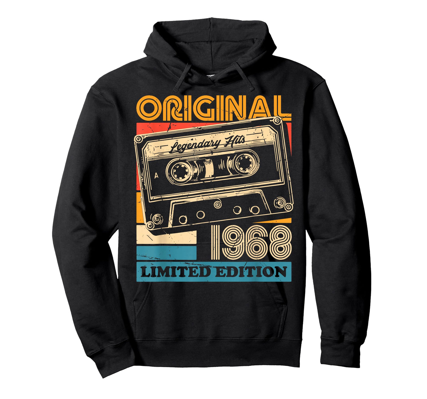 57th Birthday Retro Vintage 1968 Men Women T-Shirt