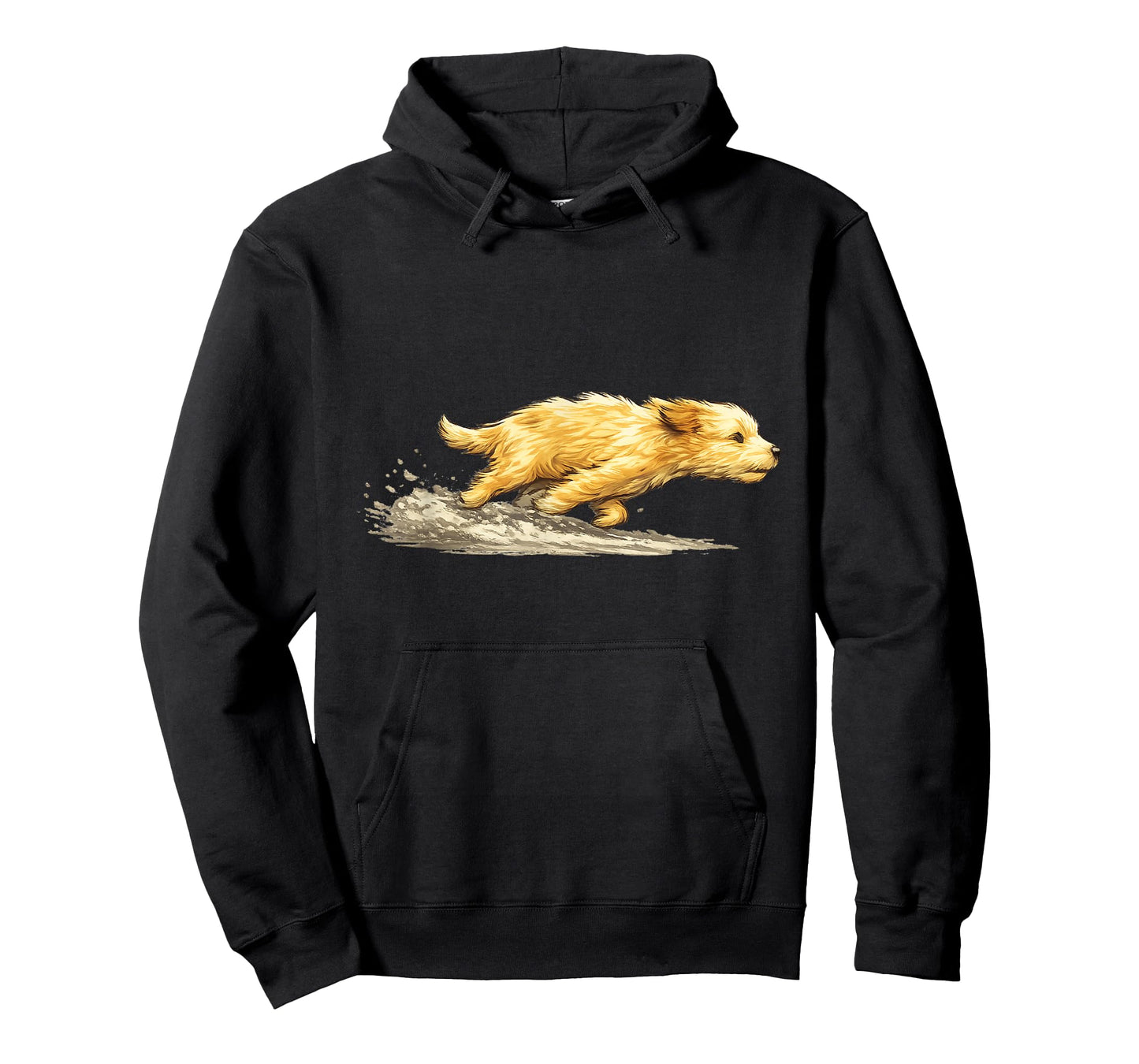 Cute Dog Running | Dog Art Print Running Dog Illustration T-Shirt