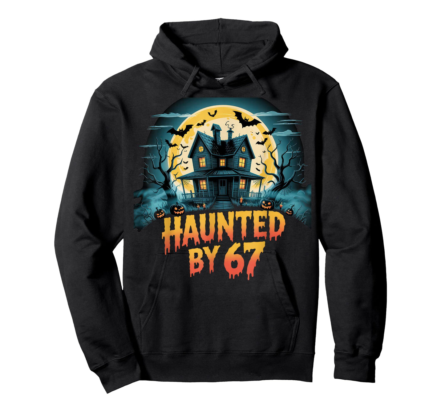 Haunted by 67 Funny Six Seven Meme 6 7 Halloween Costume T-Shirt
