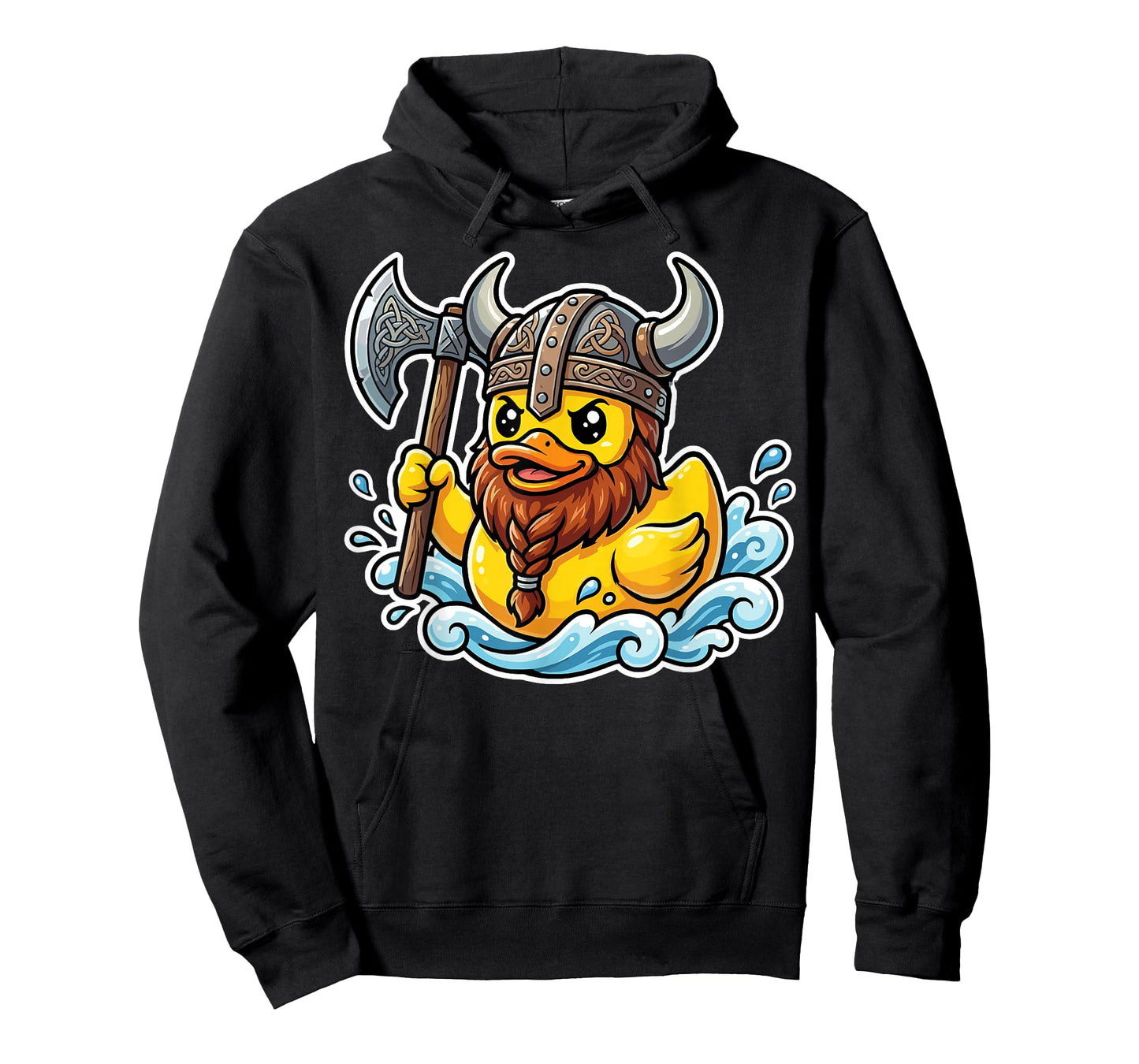 Norse Rubber Duck Viking Warrior Cute Funny Duckling Lover T-Shirt