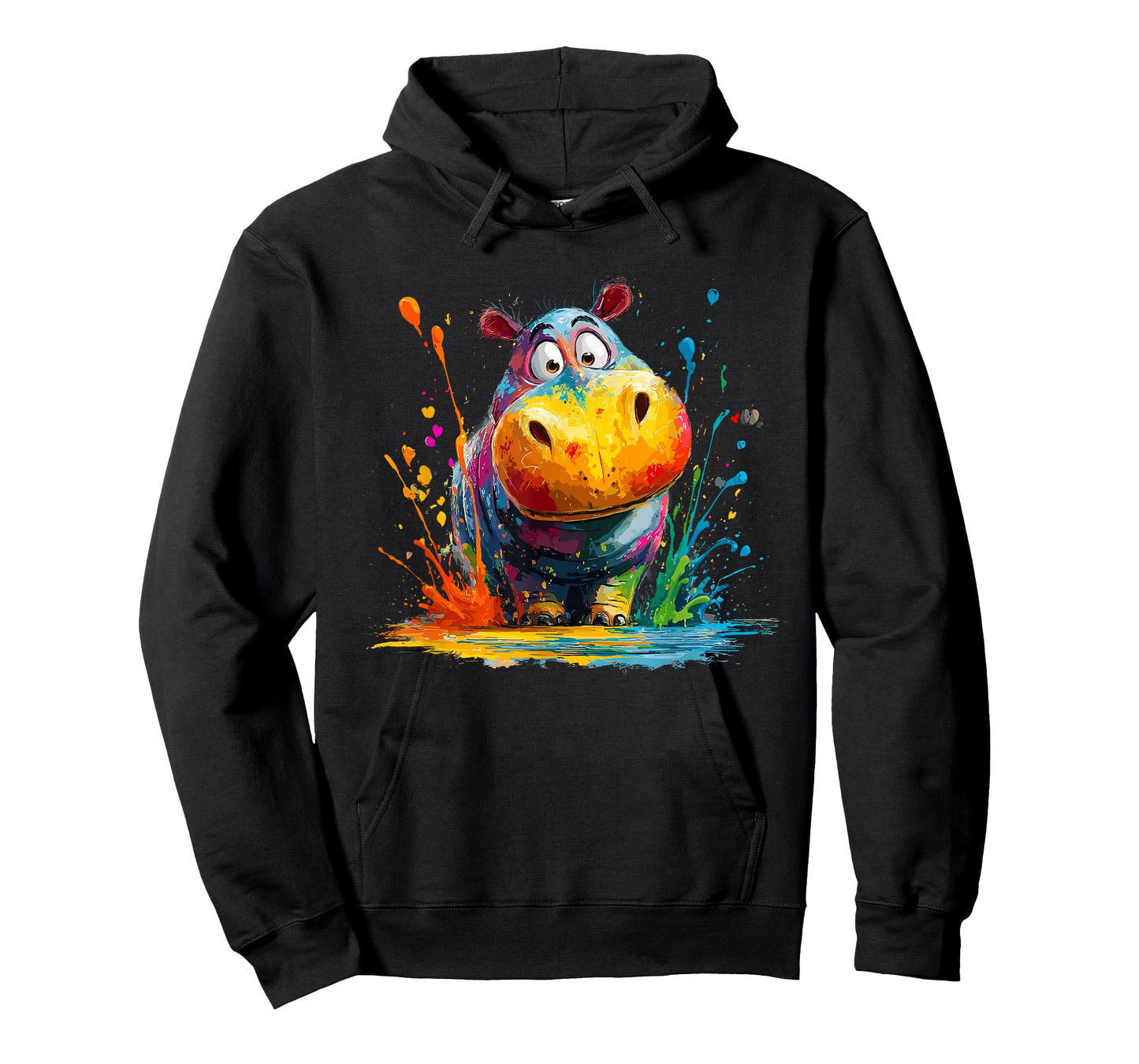 Cute Hippo Art T-Shirt