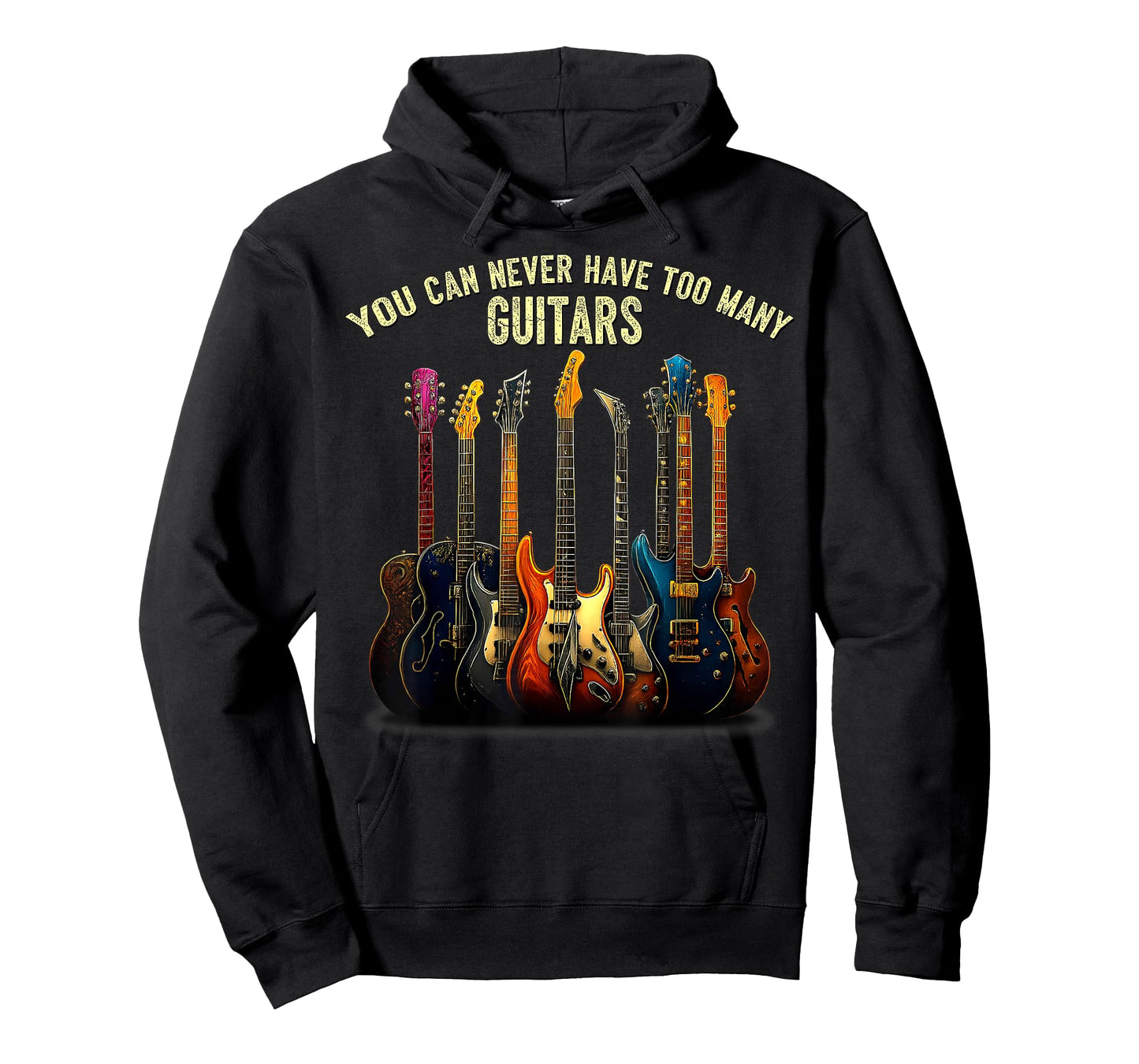 Funny Music You Can Never Have Too Many Guitars T-Shirt