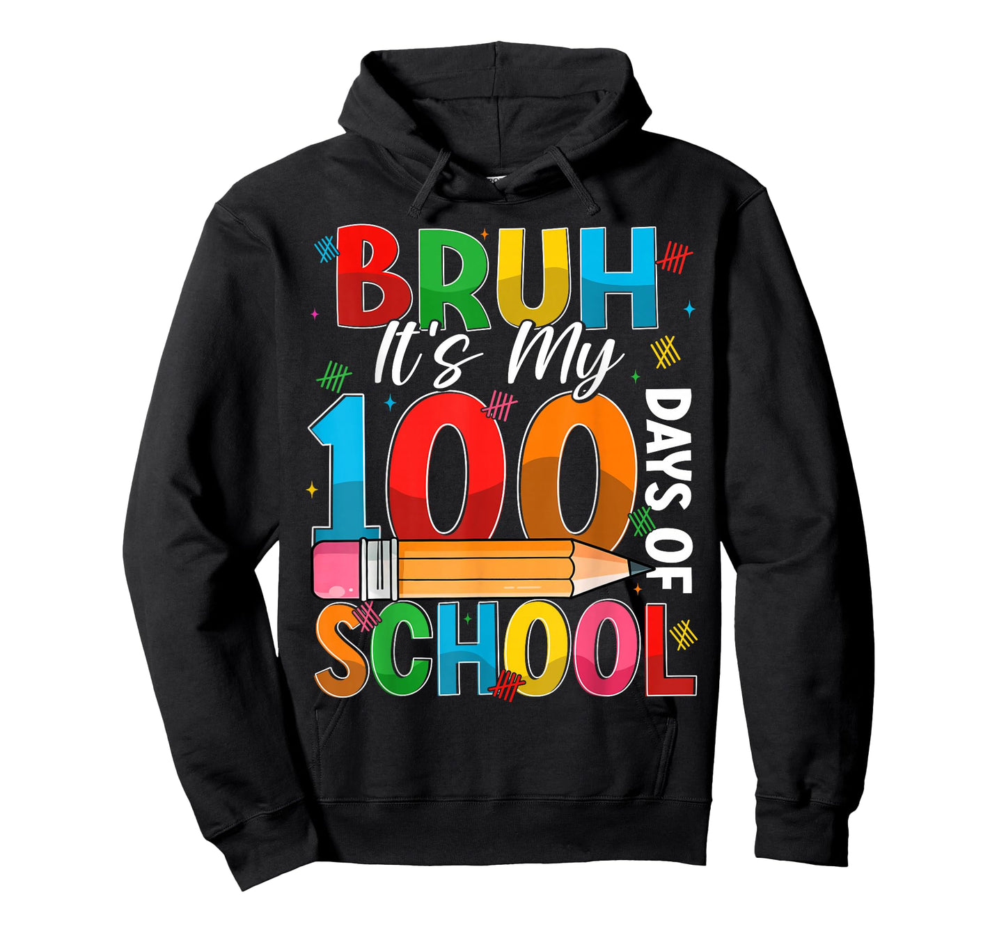 Bruh Its My 100 Days of School 100th Day of School Kids Boys T-Shirt