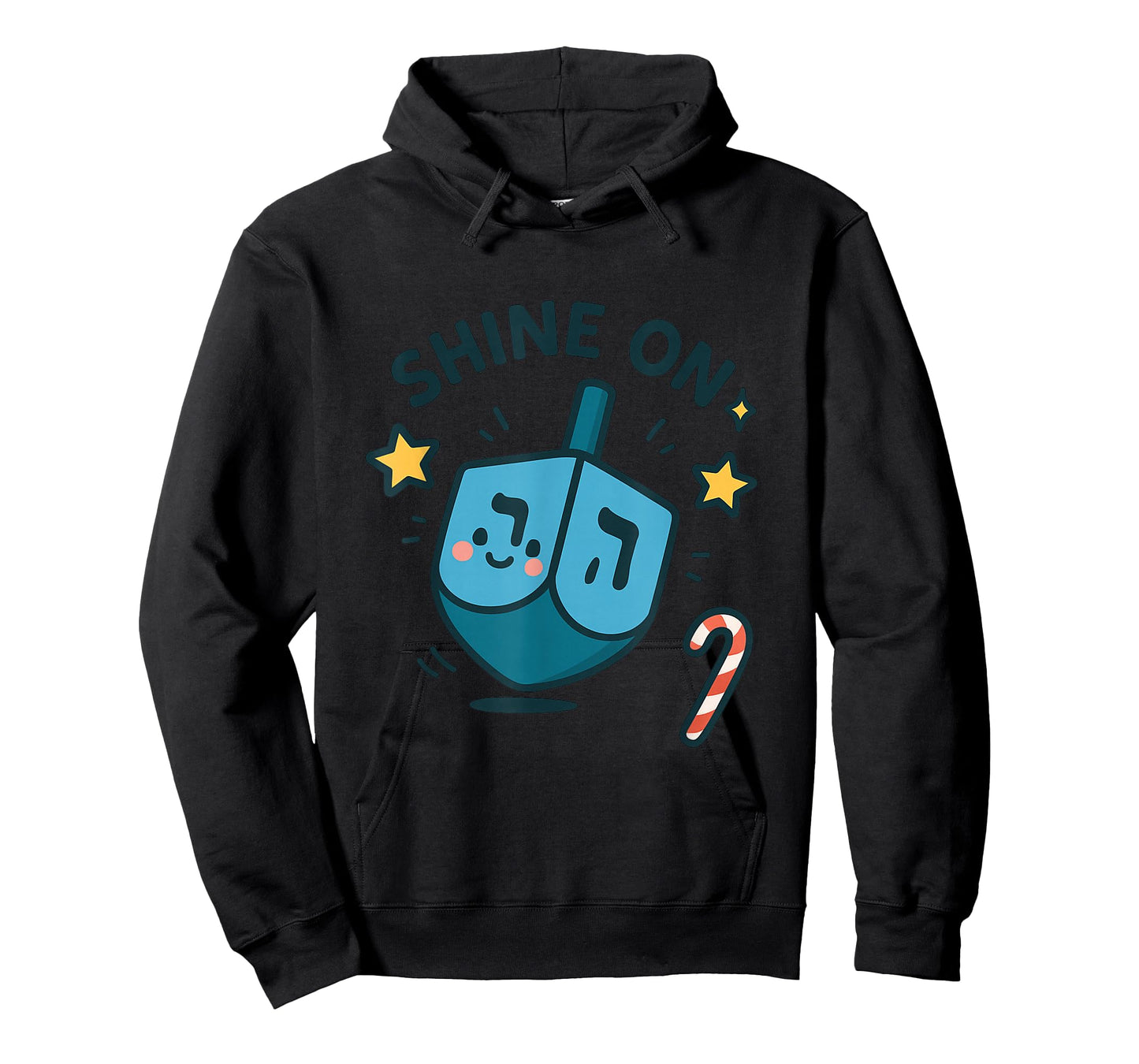Shine On Dreidel Cute Hanukkah Holiday Design T-Shirt