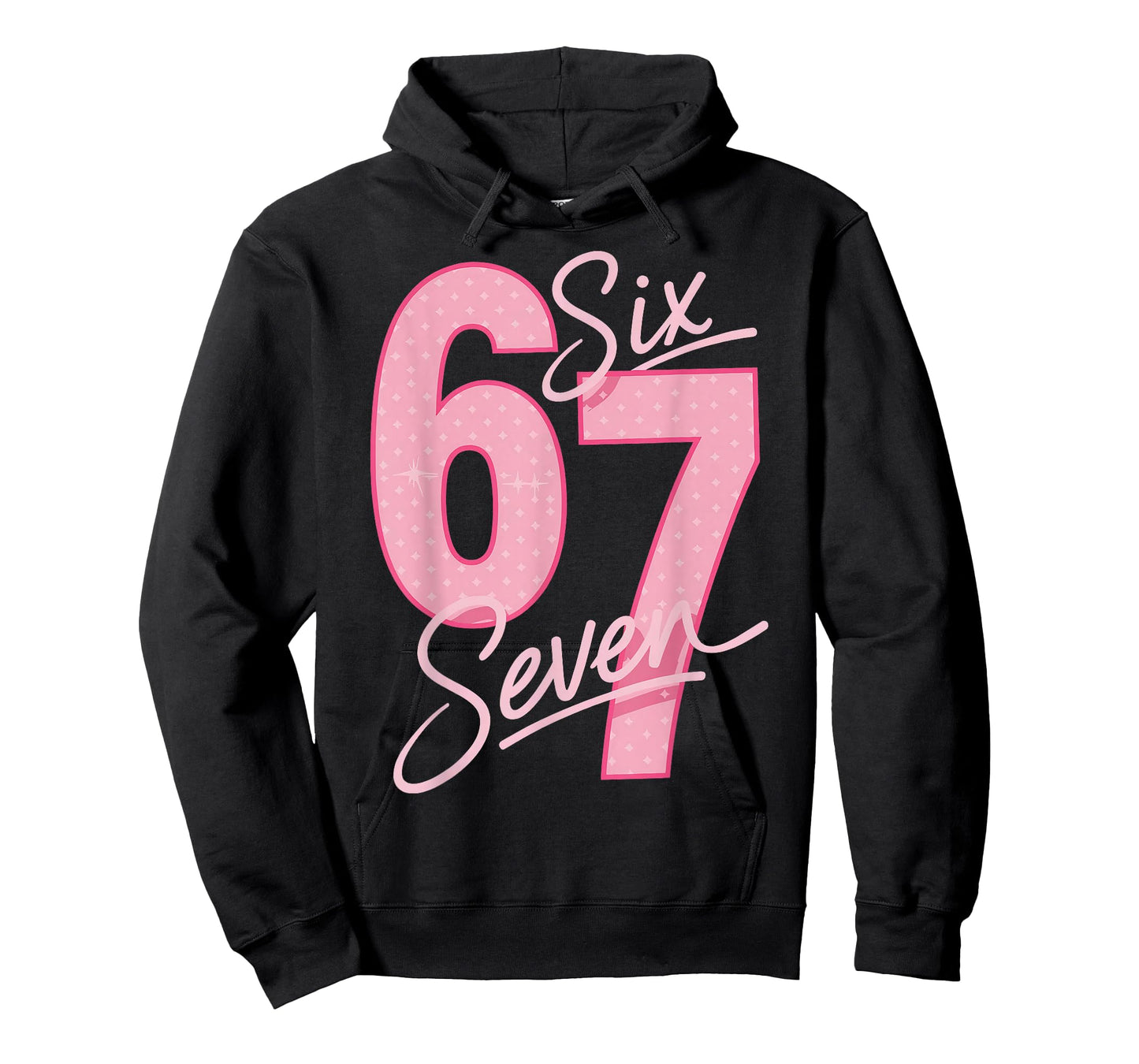 Cute Pink 67 Six Seven Funny Meme Women Girls T-Shirt
