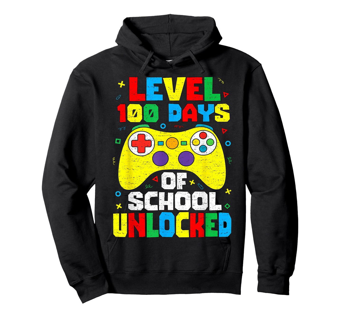 Level 100 Days of School Unlocked Gamer Video Games Boy Kids T-Shirt