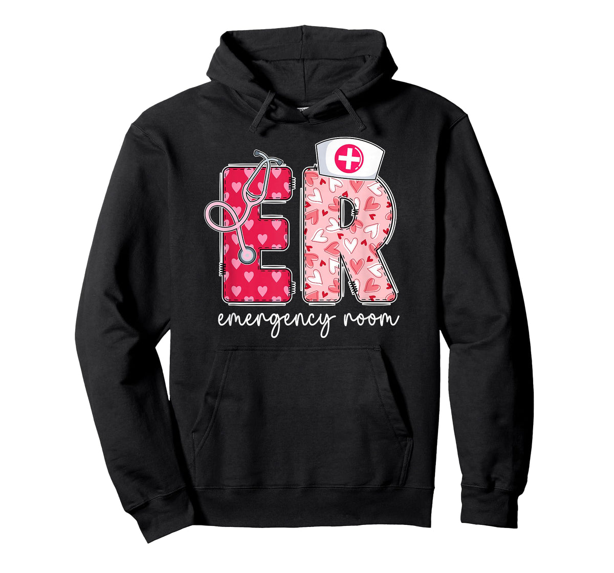 ER Nurse Valentine Emergency Room Nurse Valentines Day T-Shirt