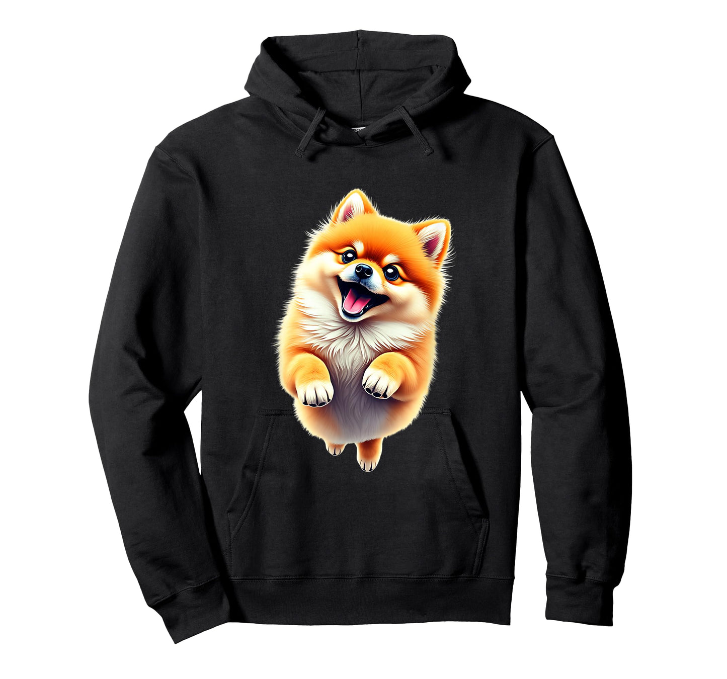 Pomeranian Dog Lovers Jumping Design Cute Funny Pomeranian T-Shirt
