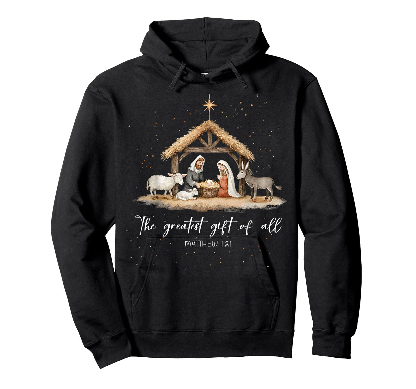 The Greatest Gift for All Christmas Nativity Jesus Christian T-Shirt