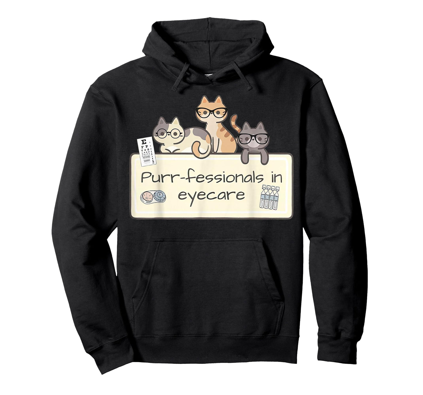 Cute Cats Optometry Eye Dr Optician Ophthalmologist Eye Care T-Shirt