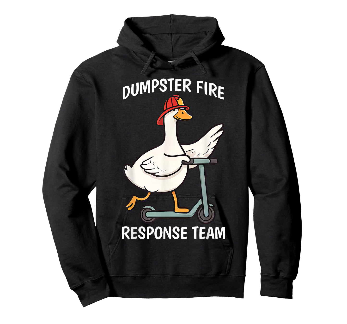 Silly Goose Dumpster Fire Response Team Firefighter Coworker T-Shirt