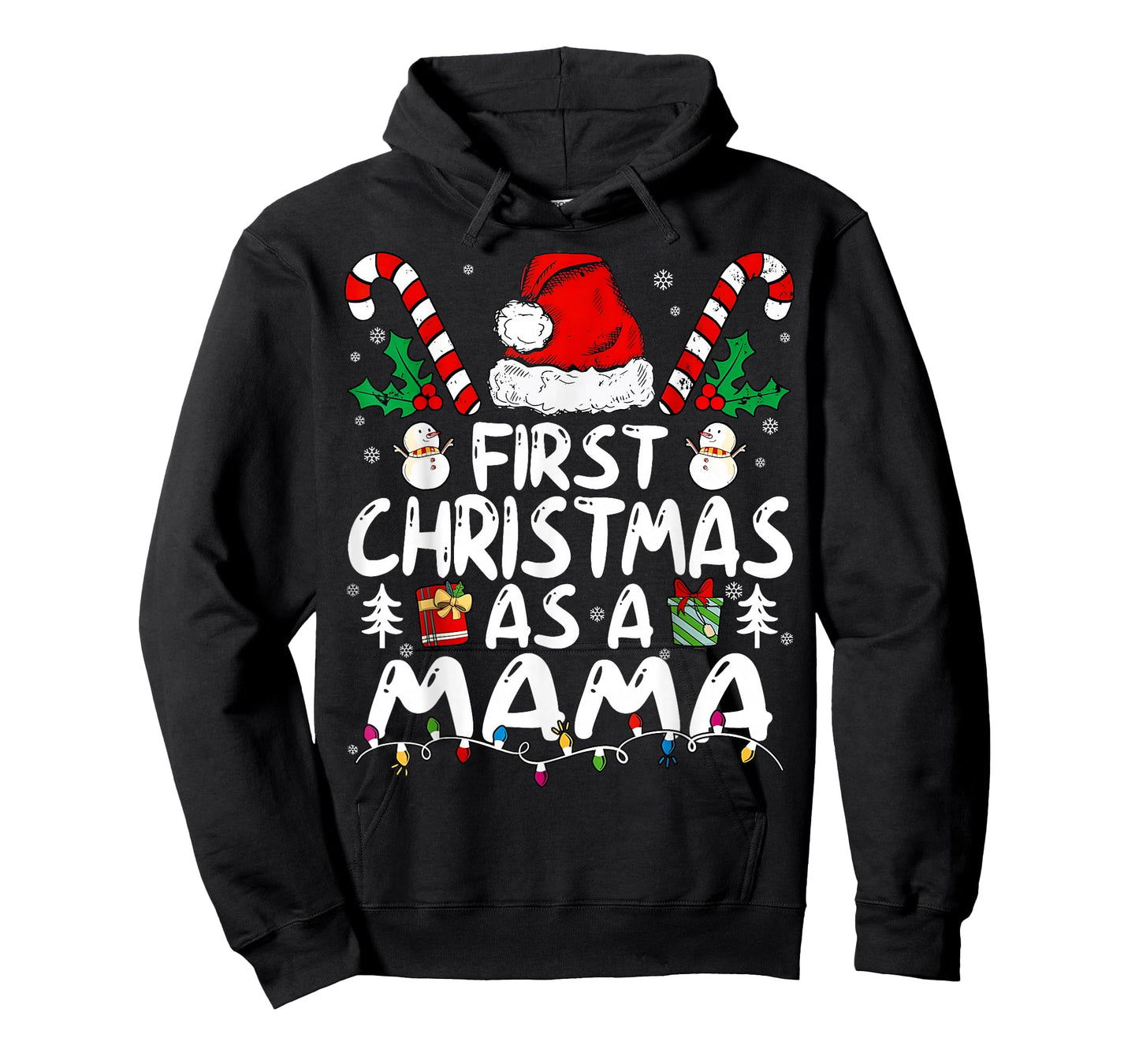 First Christmas As A Mama New Mama T-Shirt