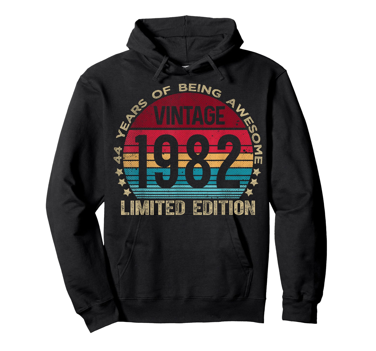 44 Year Old Gifts Vintage 1982 Limited Edition 44th Birthday T-Shirt