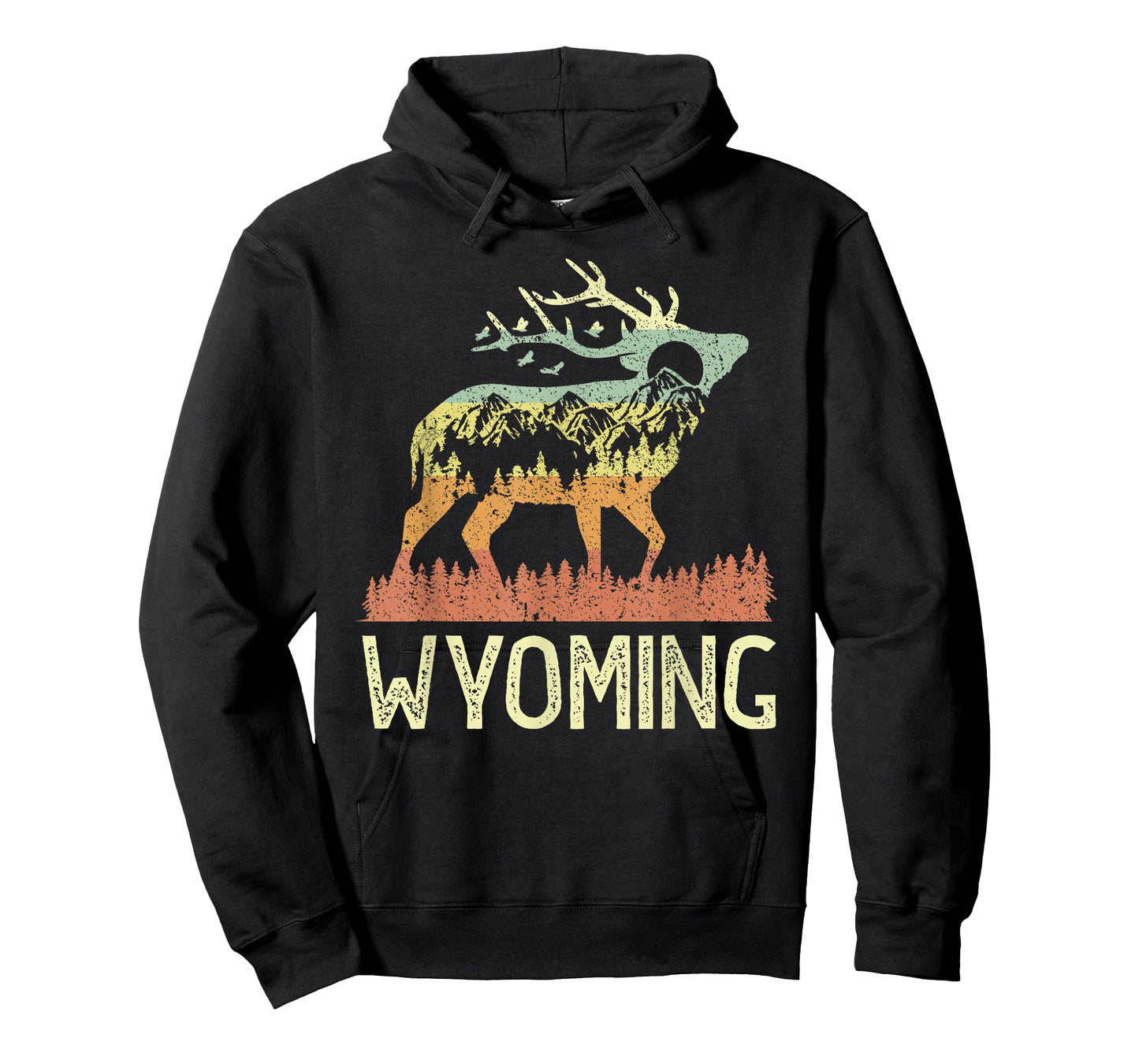Wyoming - Vintage Men Women 70s 80s Graphic Cool Nature T-Shirt