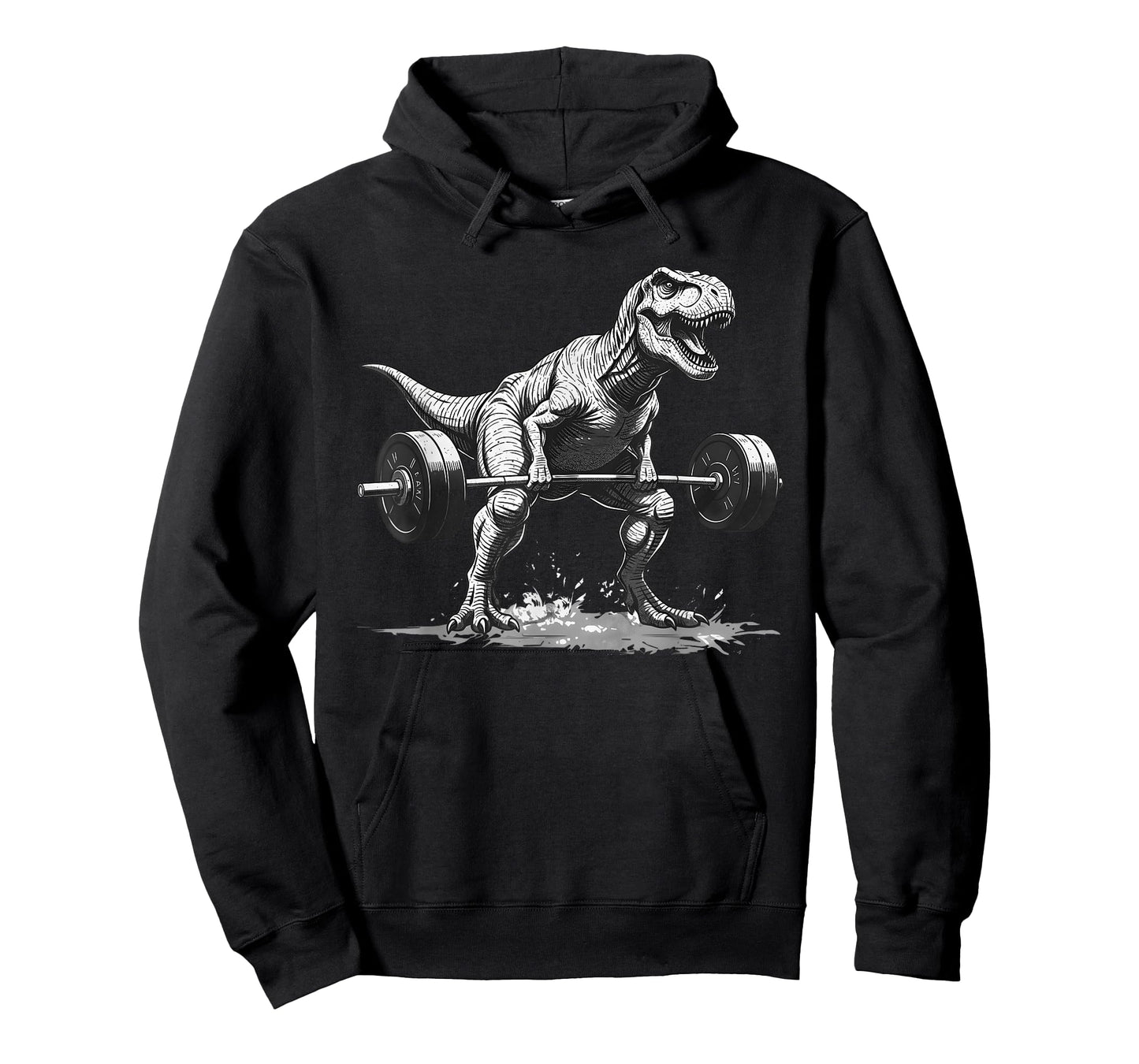 T-Rex Weightlifter Dinosaur Gym Workout T-Shirt