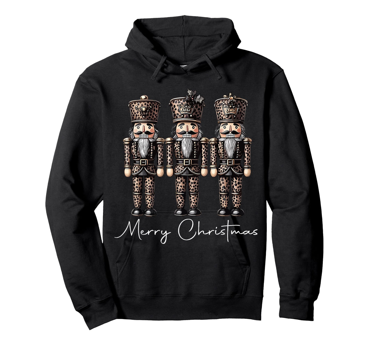 Funny Retro Leopard Nutcrackers Ballet Sugar Plum Fairy Xmas T-Shirt