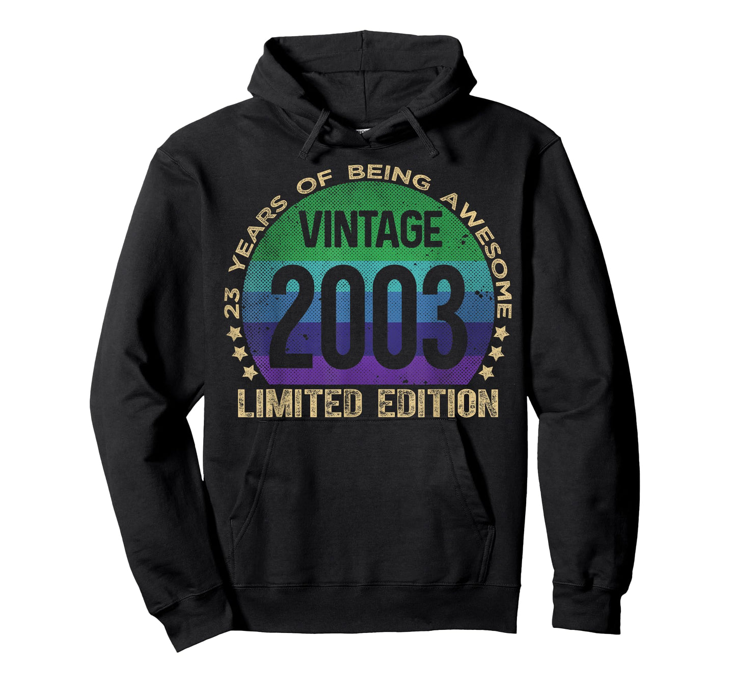 23 Year Old Gifts Vintage 2003 Limited Edition 23rd Birthday T-Shirt