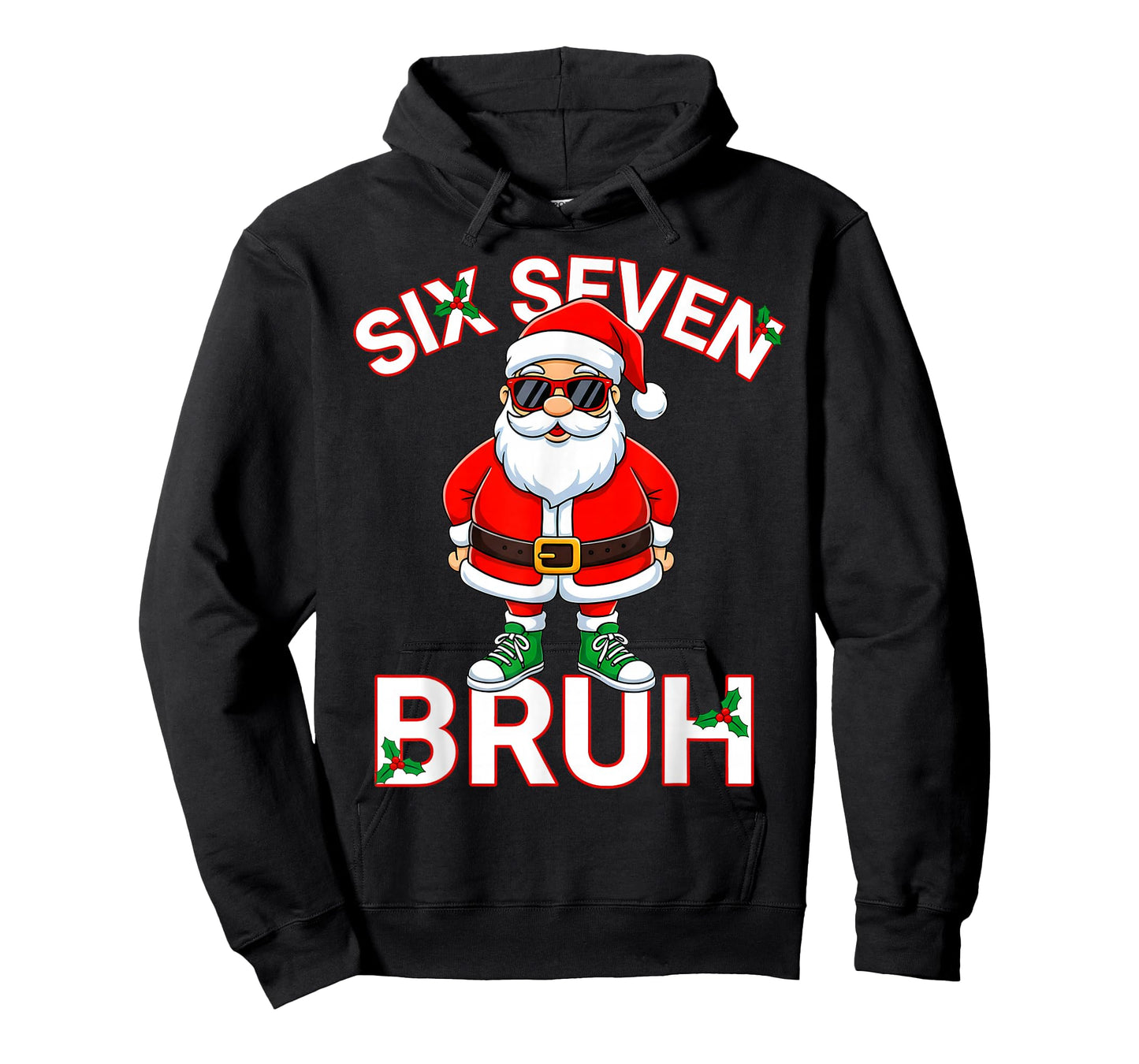 Funny 67 Six Seven Christmas Bruh Santa Kids Boys Men T-Shirt