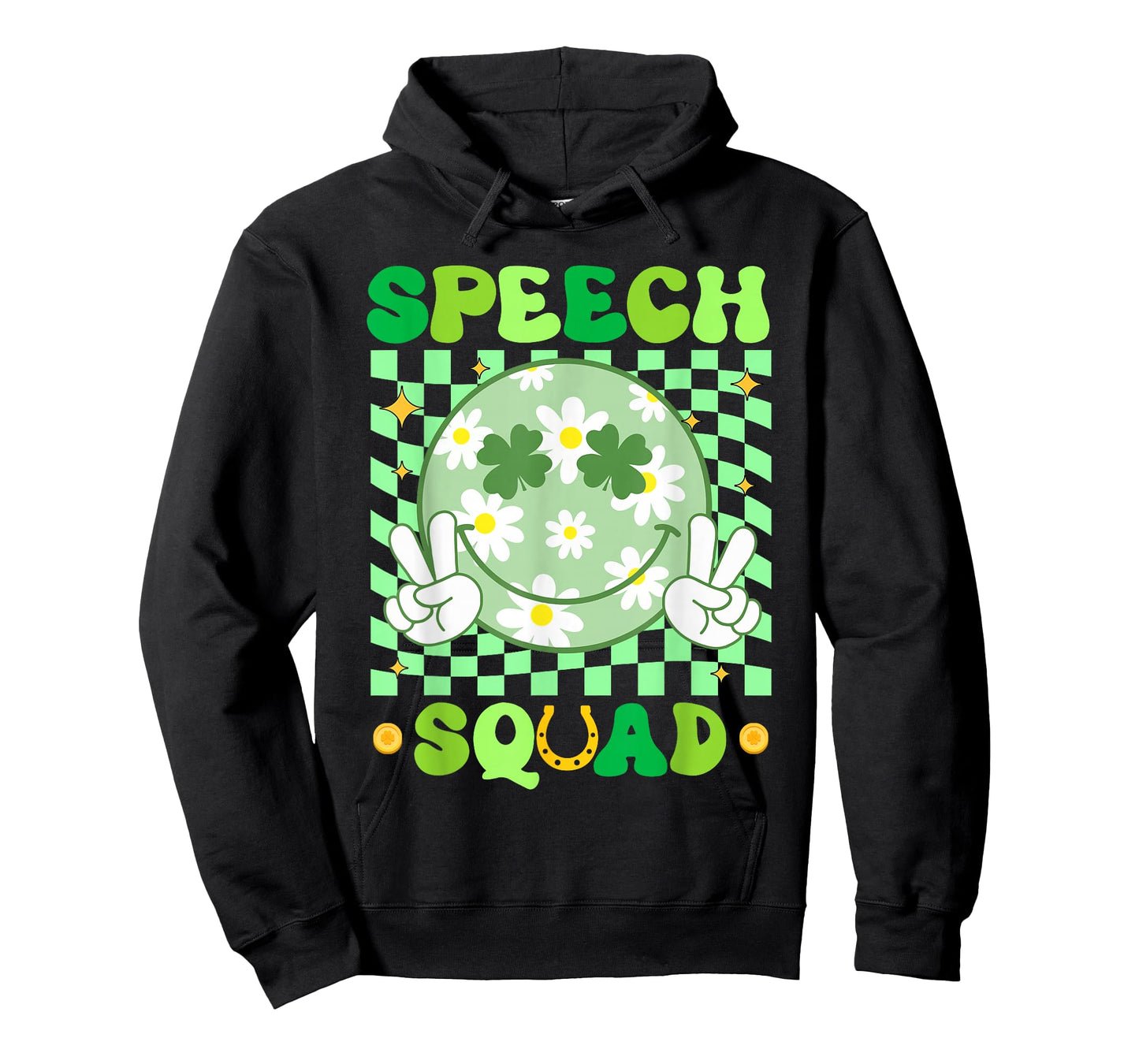 Groovy Speech Squad St Patricks Day SLP Teacher Saint Paddys T-Shirt