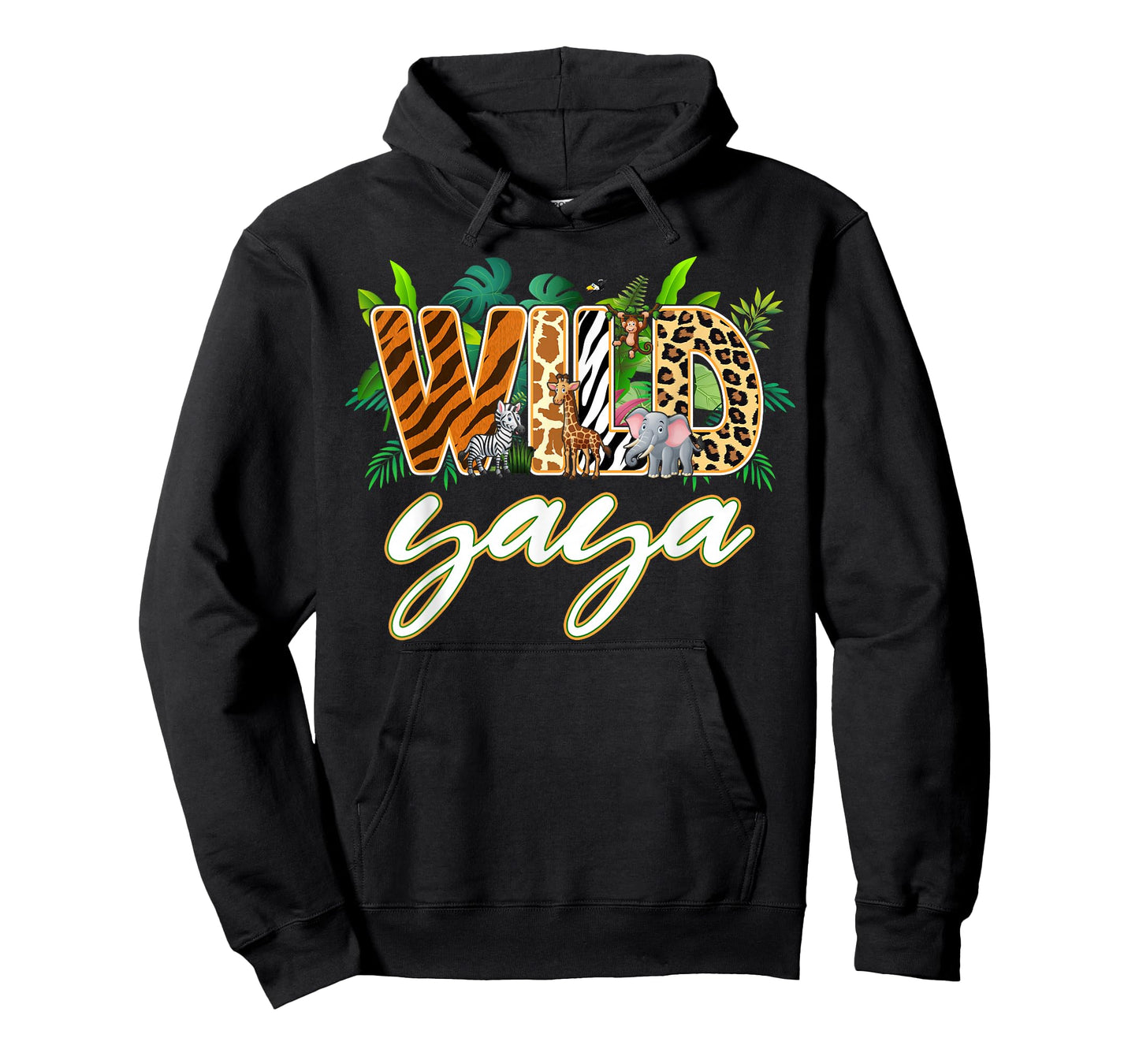 Yaya of The Wild One Zoo Birthday Safari Jungle Family T-Shirt