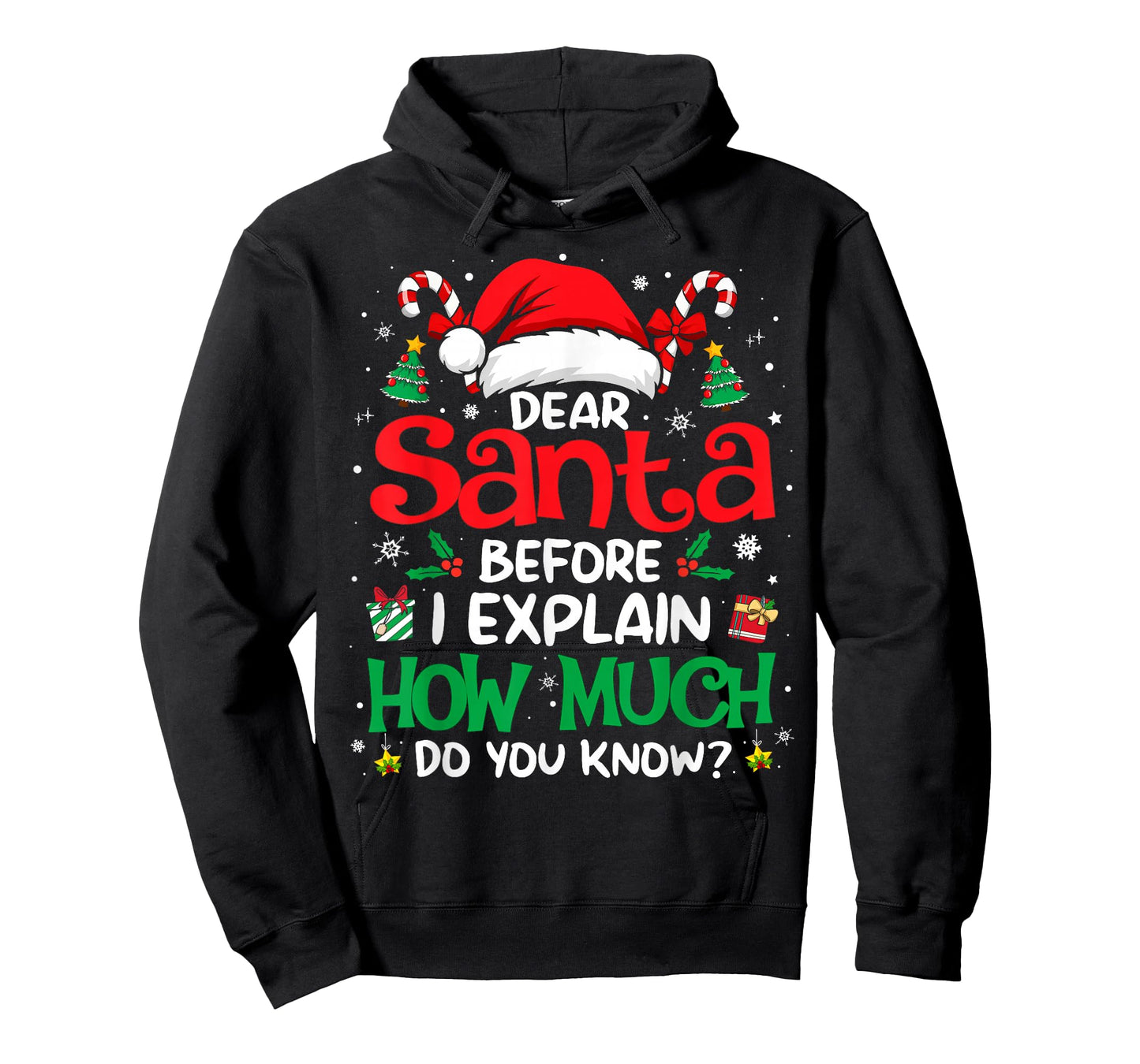 Dear Santa I Can Explain Funny Christmas Men Women Kids T-Shirt