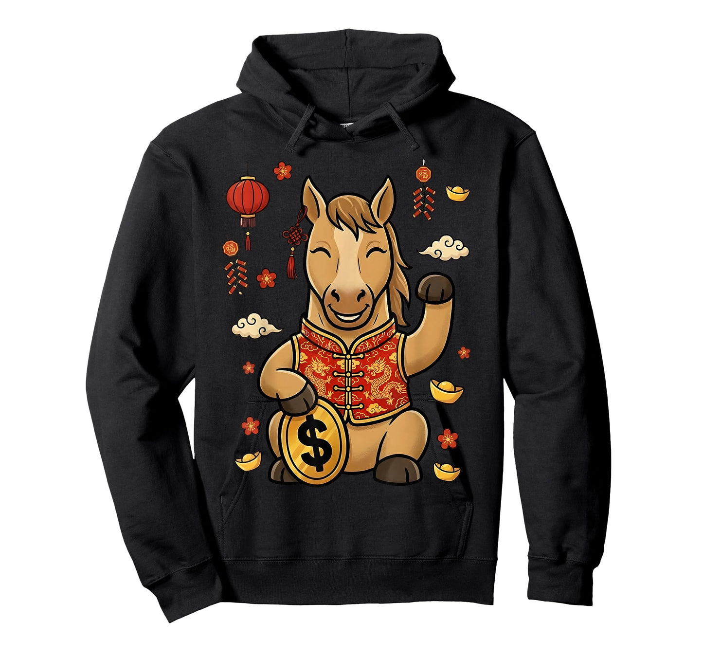 Zodiac Chinese New Year of The Horse 2026 Men Women Kids T-Shirt