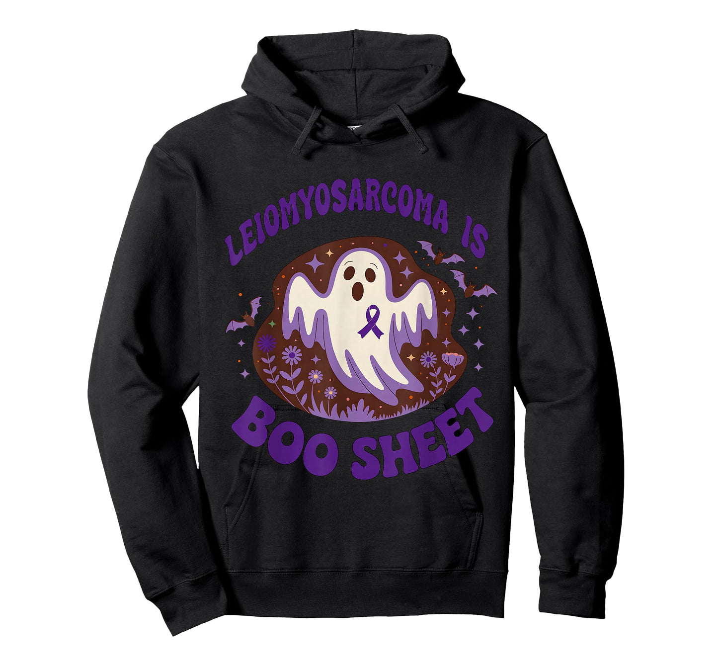 Leiomyosarcoma Awareness Boo Sheet Funny Ghost Halloween T-Shirt