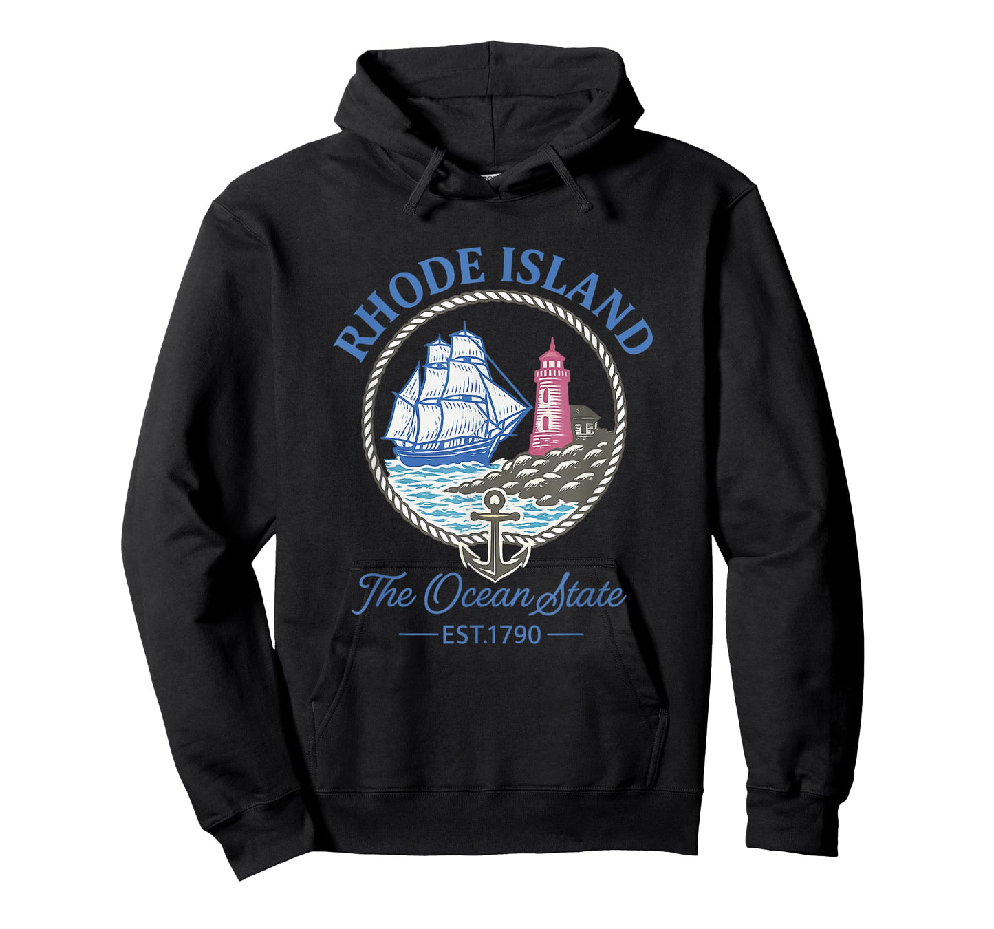 Vintage Rhode Island The Ocean State Tshirt T-Shirt