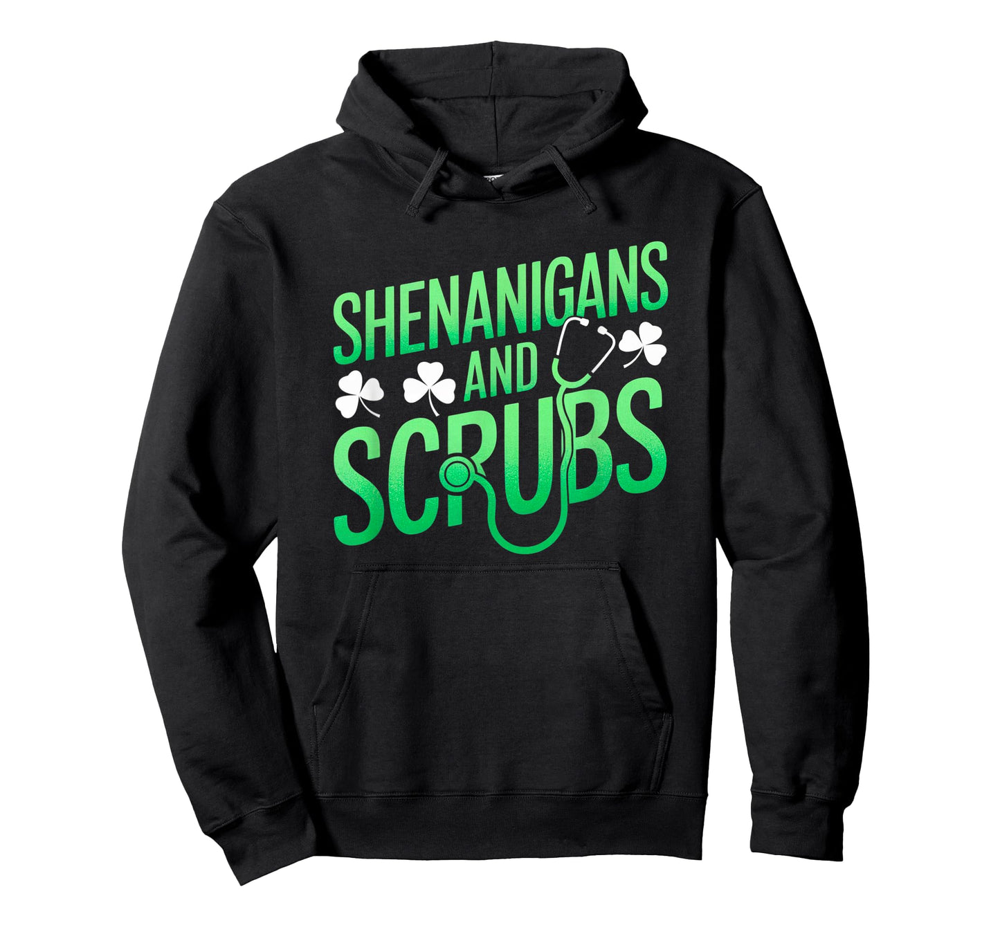 Nurse Shenanigans and Scrubs St Patricks Day Nursing Student T-Shirt