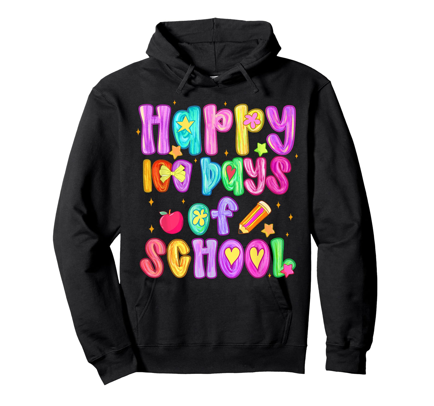 100 Days of School Preppy 100th Day of School Teacher Kids T-Shirt