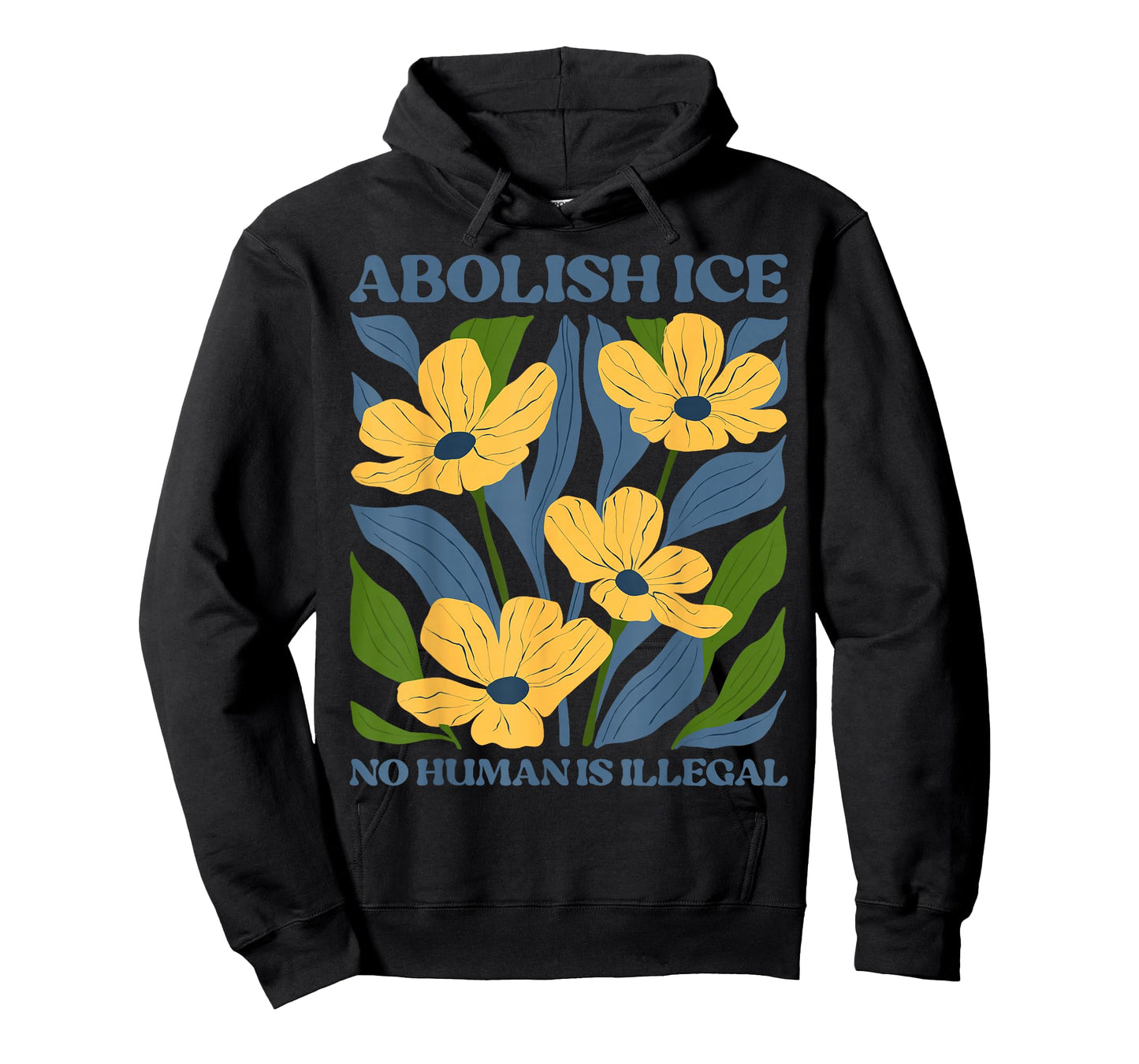 Abolish Ice No Human is Illegal No ICE T-Shirt