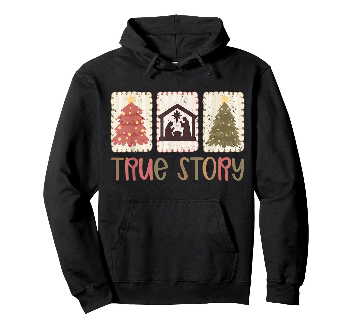 True Story Christmas Nativity Jesus Christian Men Women Kids T-Shirt