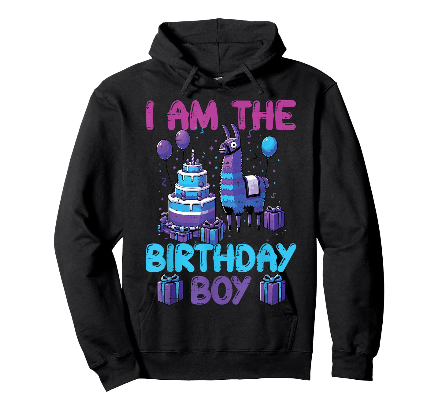 I Am The Birthday Boy Llama Pinata Bday Party Boys Kids T-Shirt