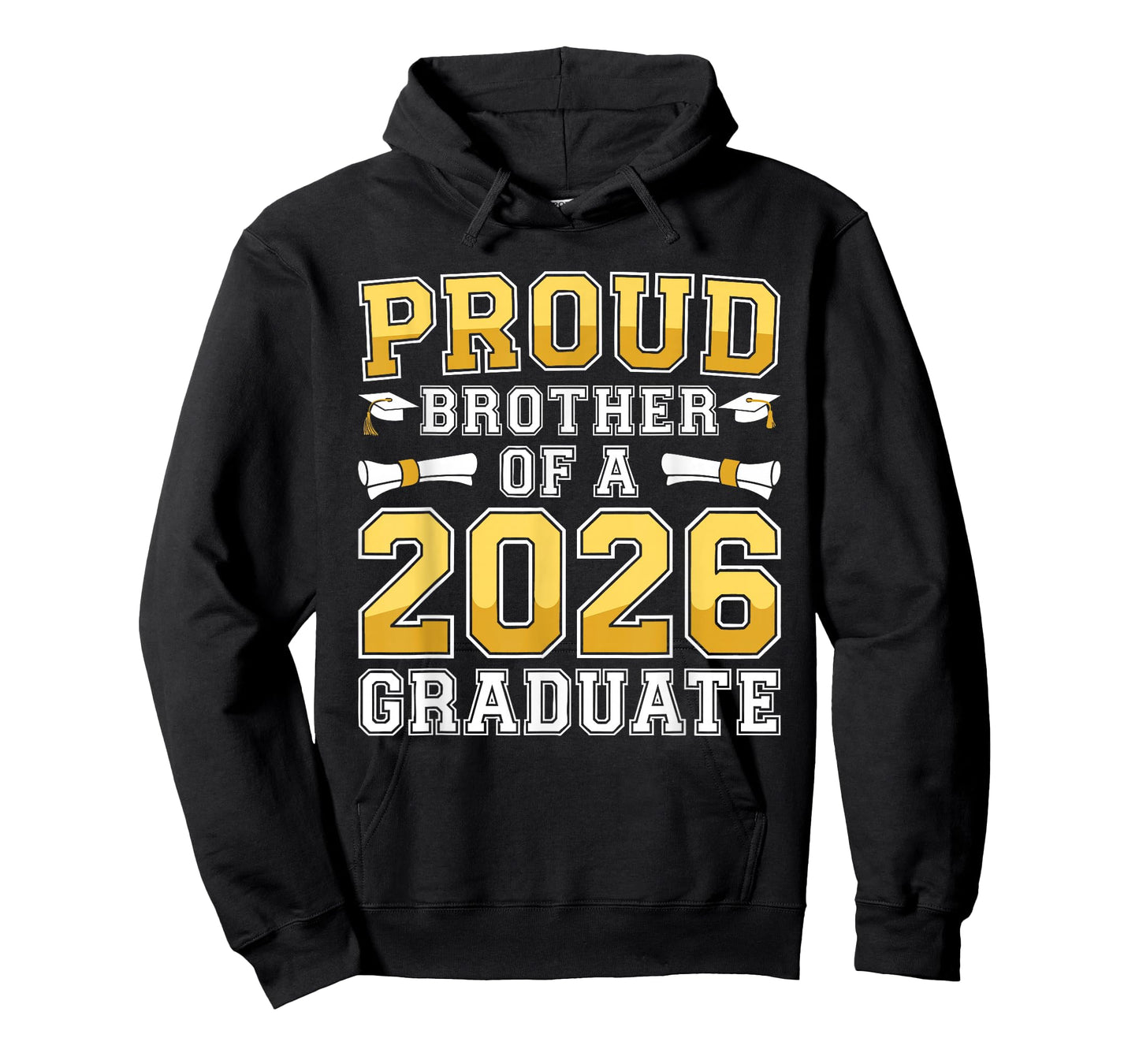 Proud Brother of A 2026 Graduate Shirt Class 2026 Graduation T-Shirt