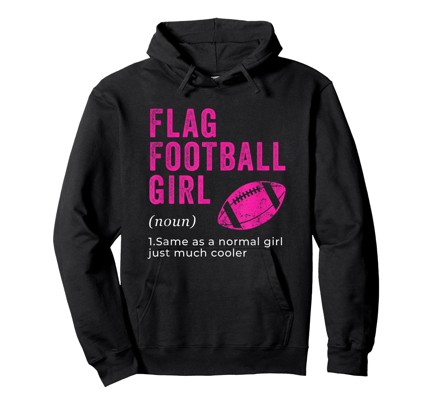 Flag Football Girls Sport Game Girl Women Players Outfit T-Shirt