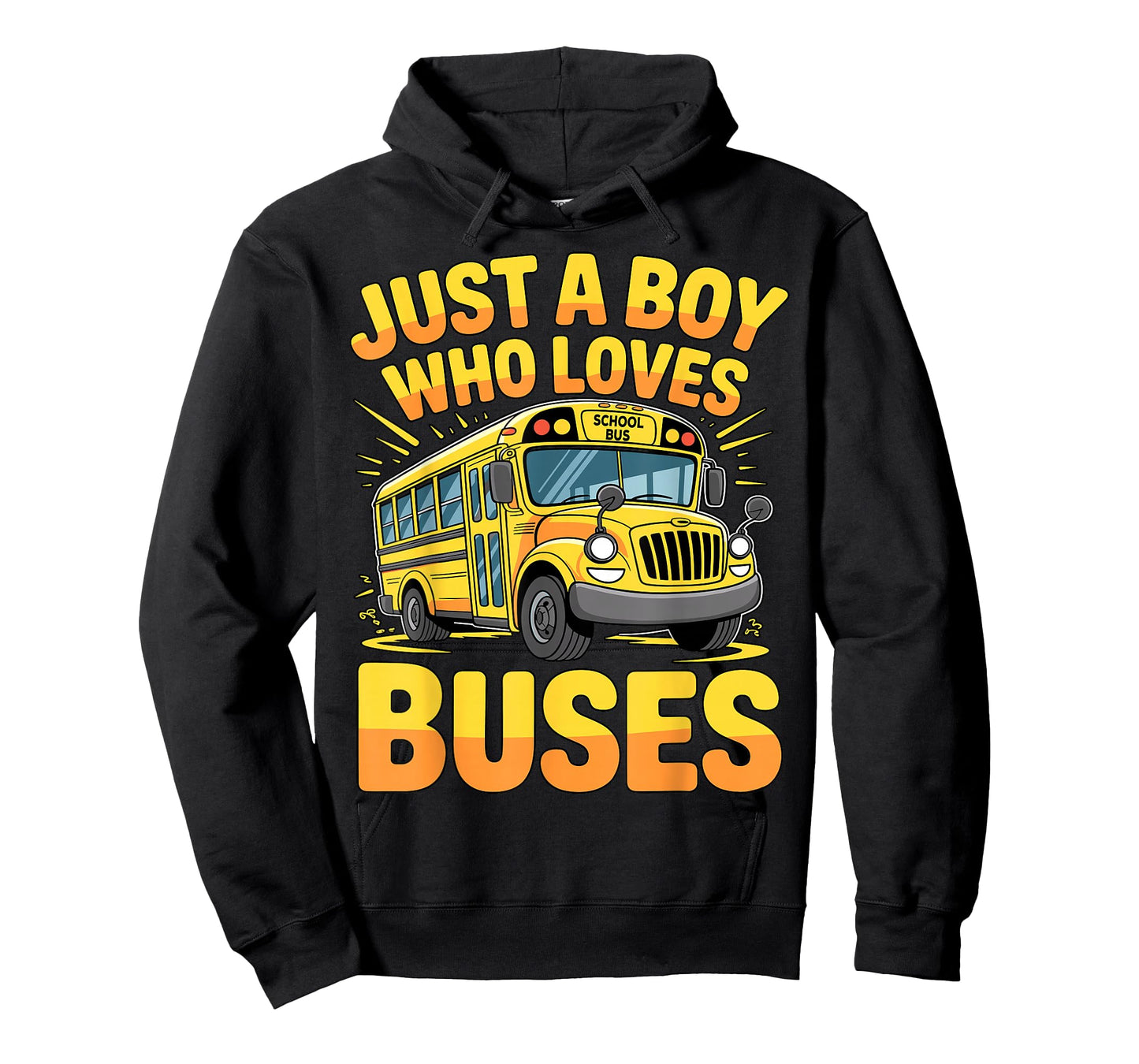 Just a Boy who Loves Buses School Bus T-Shirt