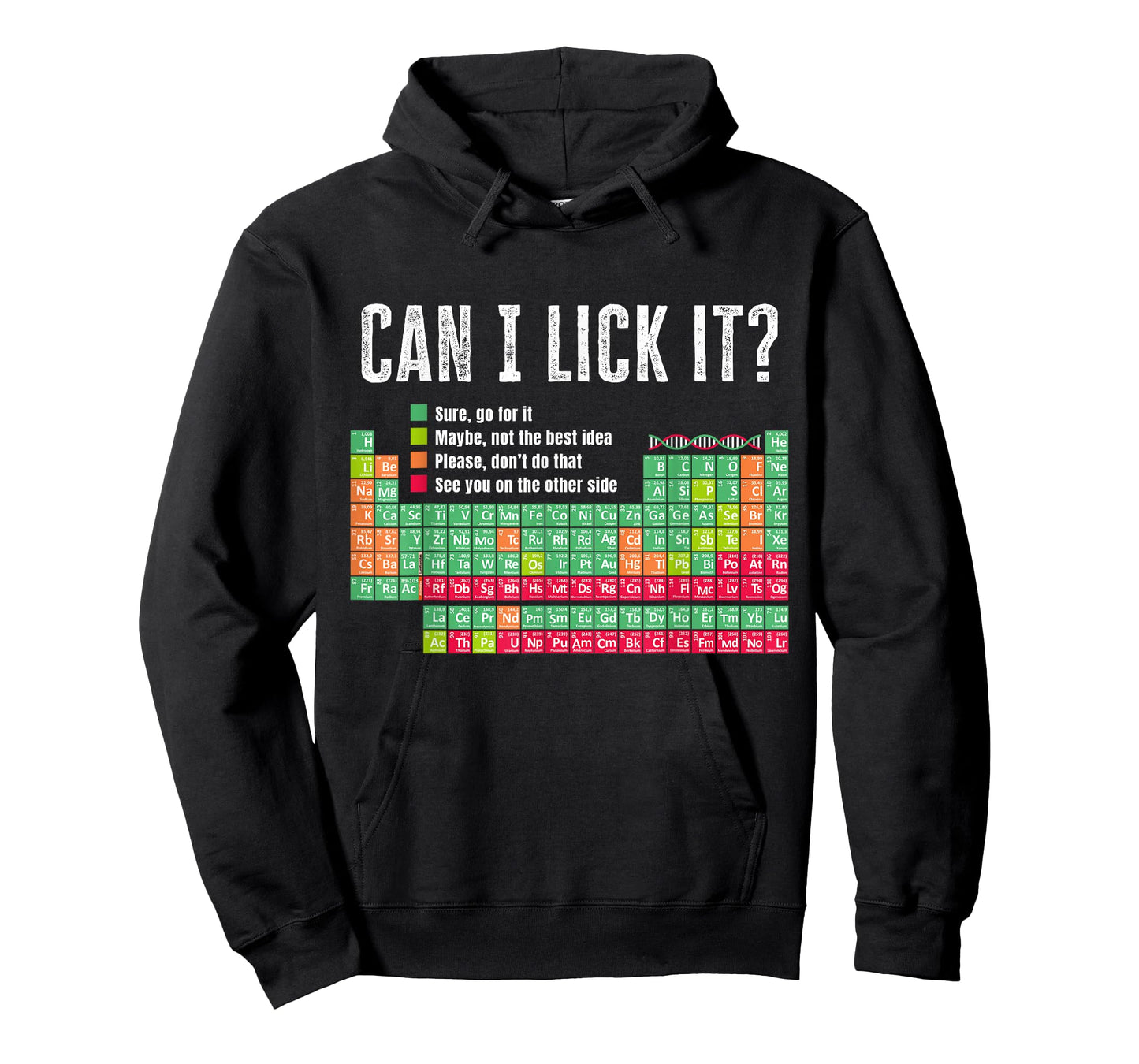 Can I Lick It Funny Periodic Table Science Humor T-Shirt