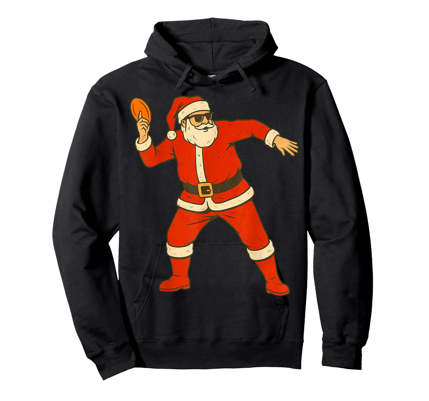 Christmas Disc Golf Vintage Funny Santa Xmas T-Shirt