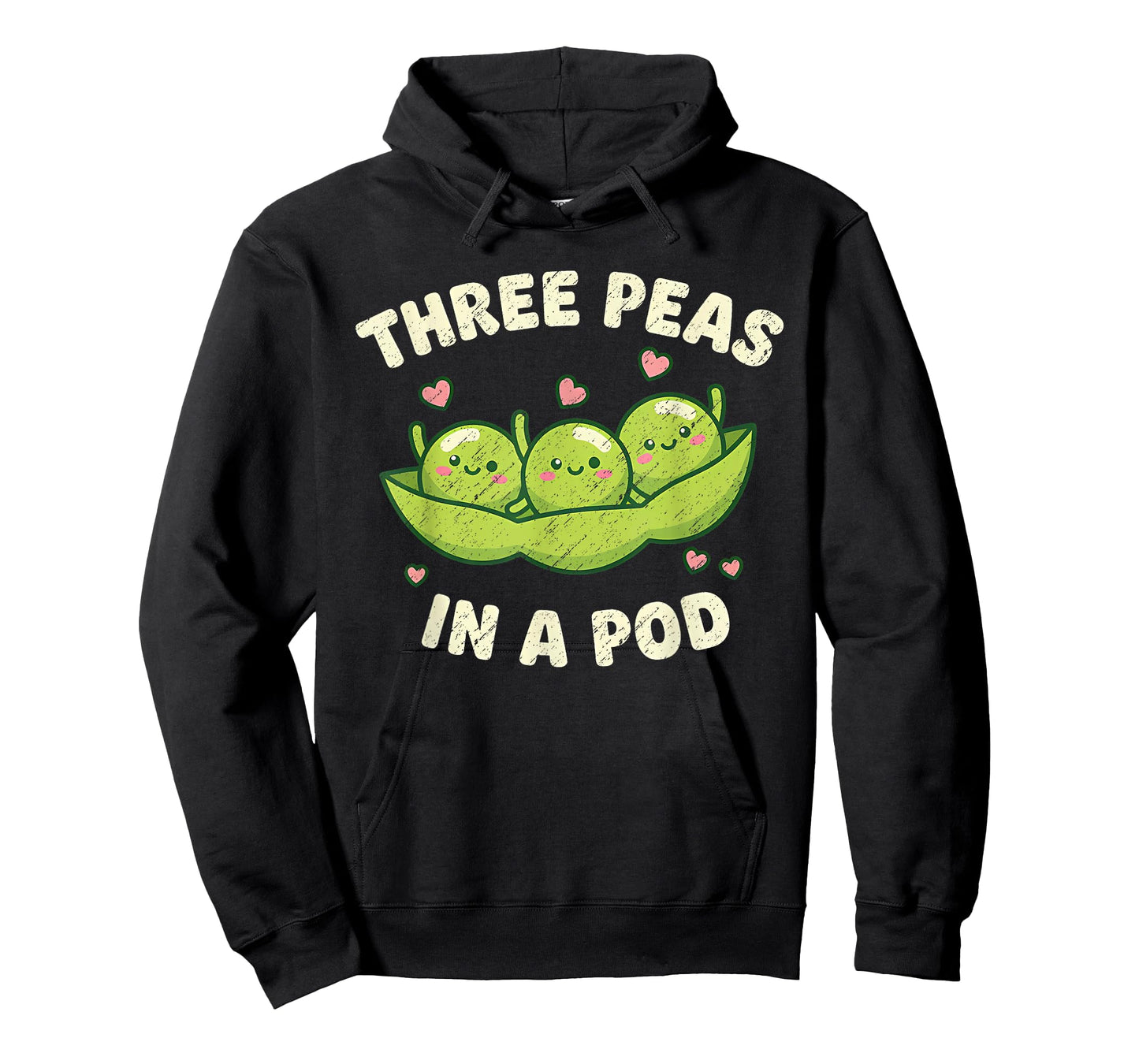Funny Three Peas in A Pod Cute Kawaii T-Shirt