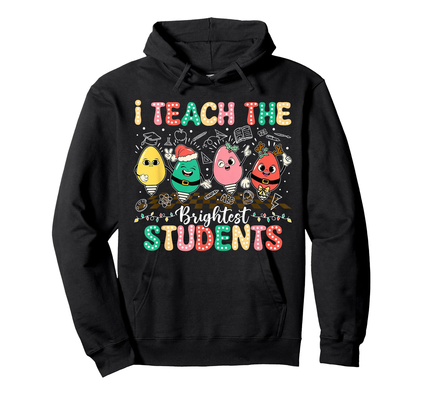 I Teach The Brightest Students Christmas Lights T-Shirt