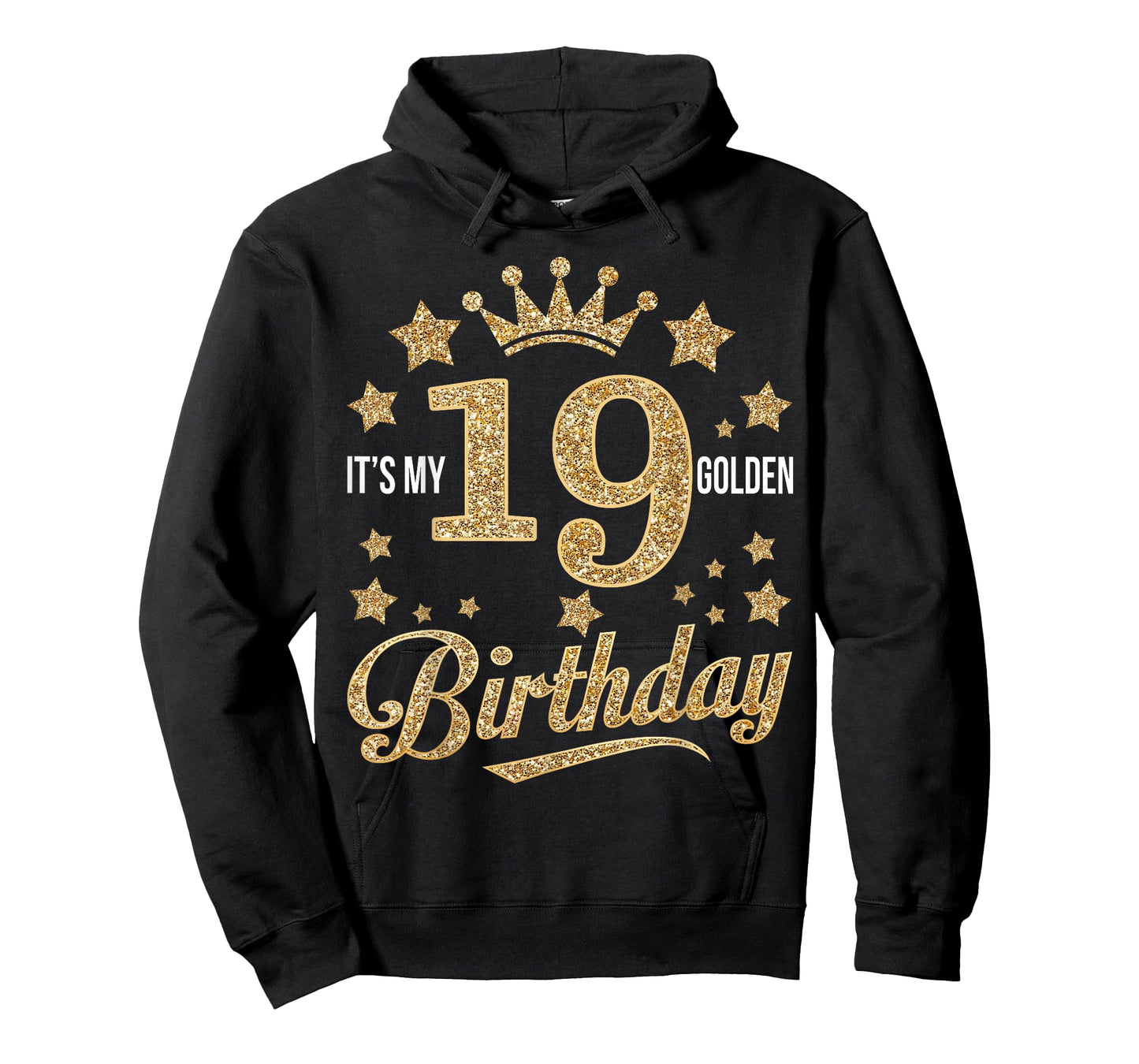 It's My 19th Golden Birthday 19 Year Old Bday Groovy T-Shirt