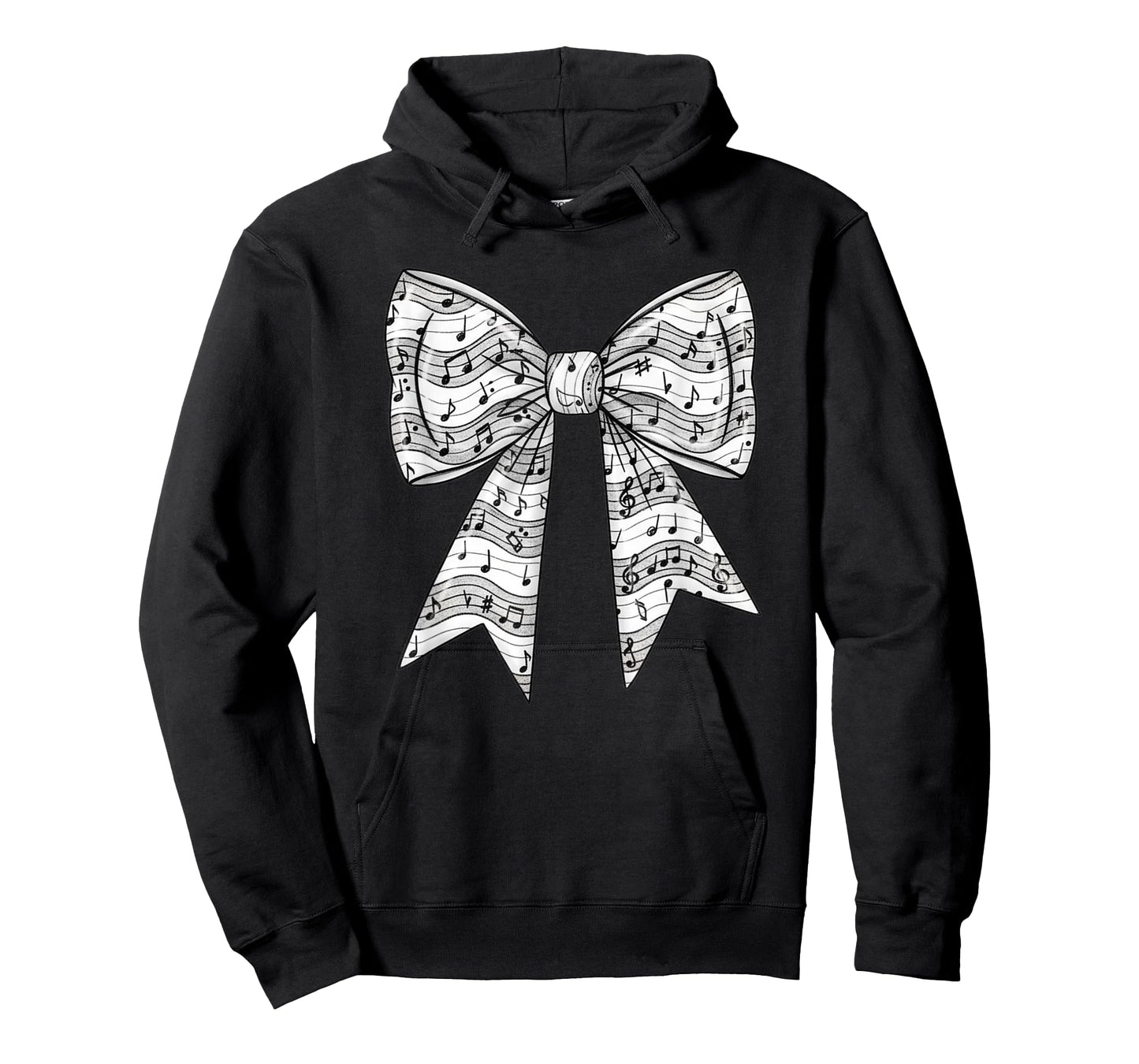 Coquette Bow Music Teacher Pianist Note Sheet Women Girl T-Shirt